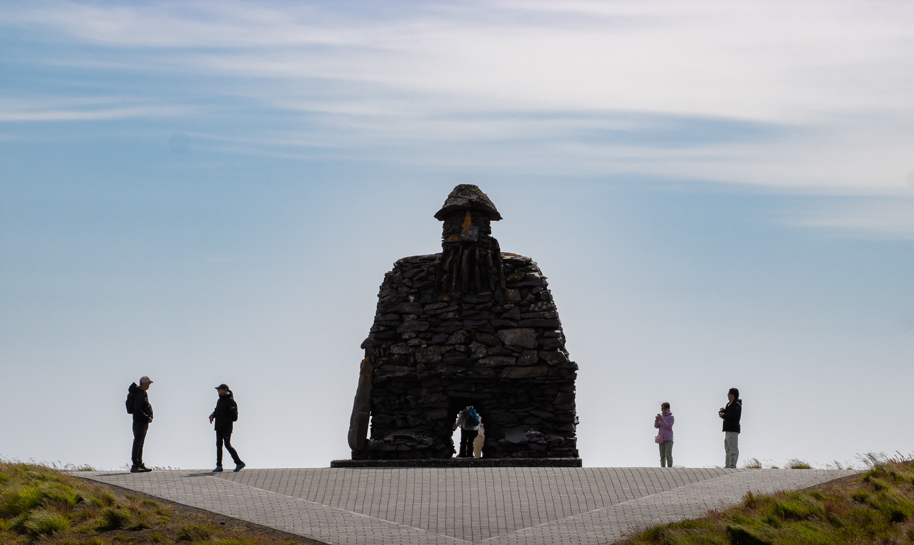 Bárður Snæfellsás Statue. Snæfellsnes peninsula, Iceland, July 2025.