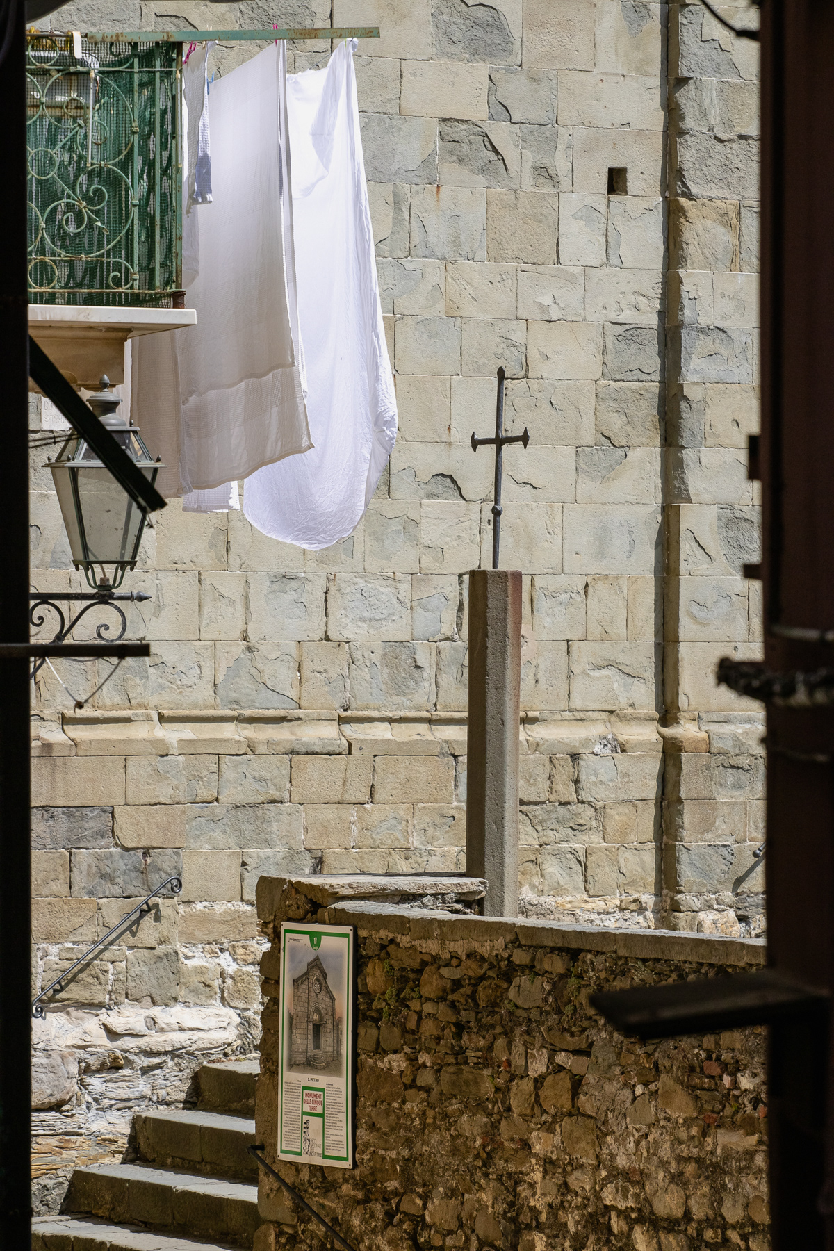 At the local church.