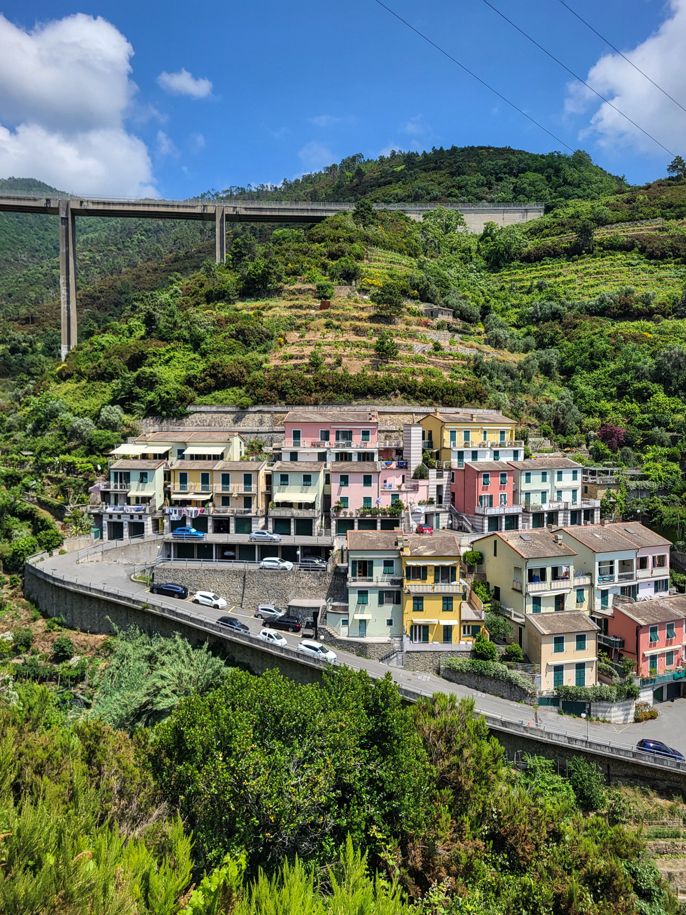 The outskirts of Riomaggiore.