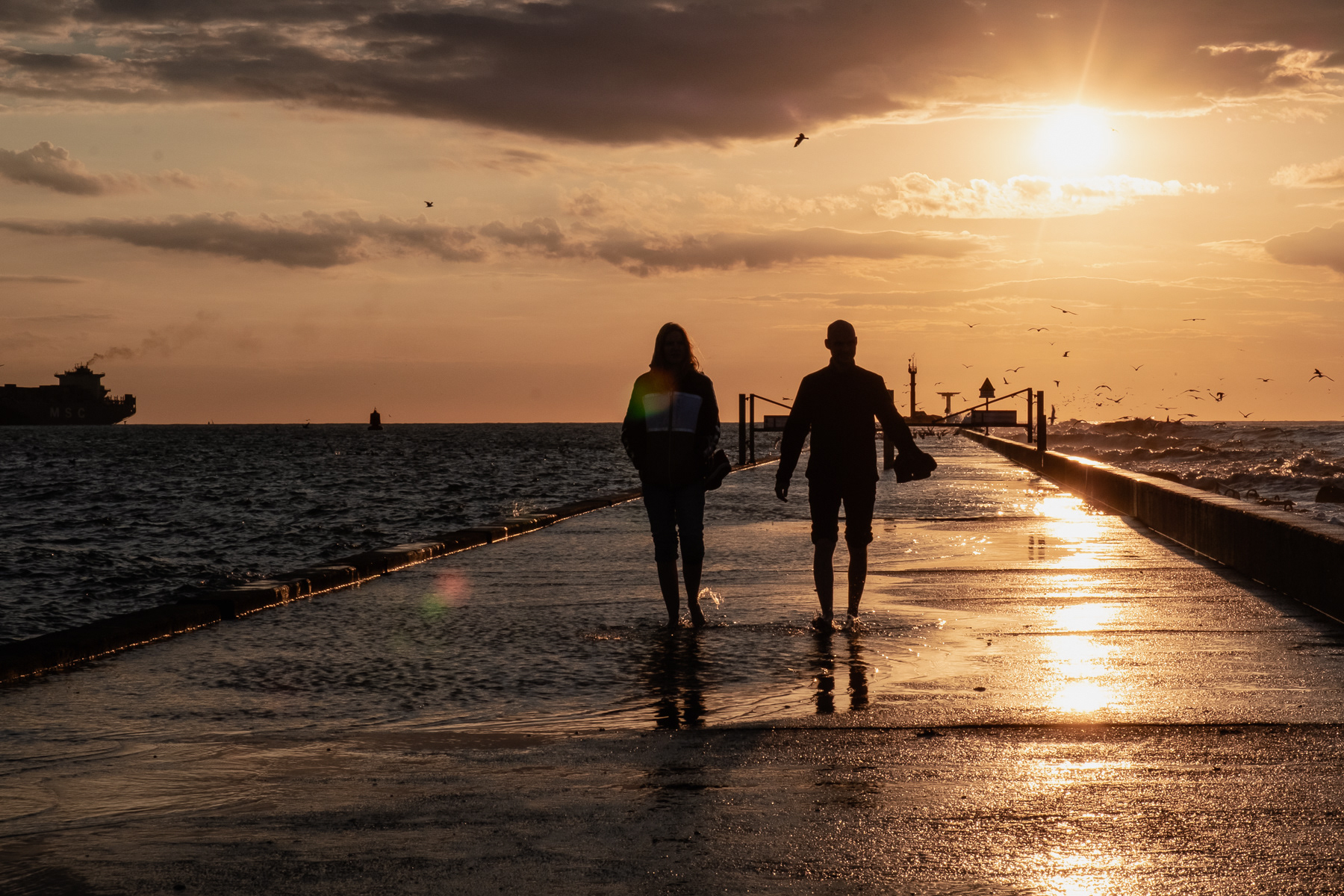 The pier of Hoek van Holland, August 2023