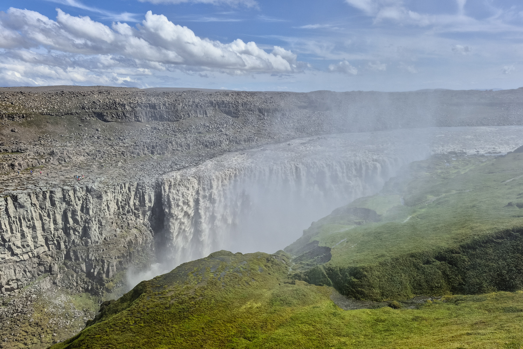 The Dettifoss waterfall on Iceland, July 2025.