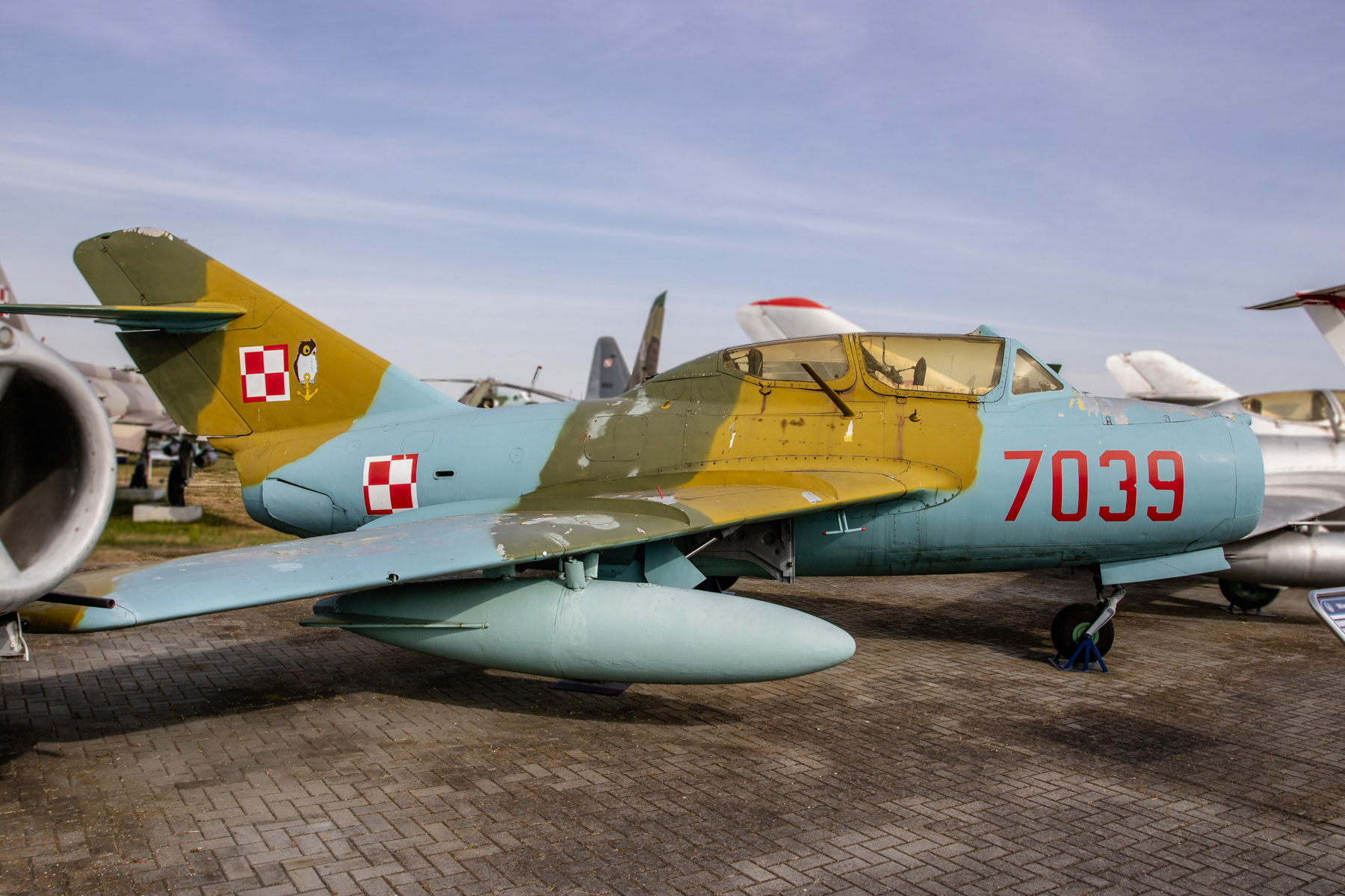SBLim-2M no. 7039 ground support and reconnaissance aircraft. It served the Polish Air Force from 1960 to 1993.