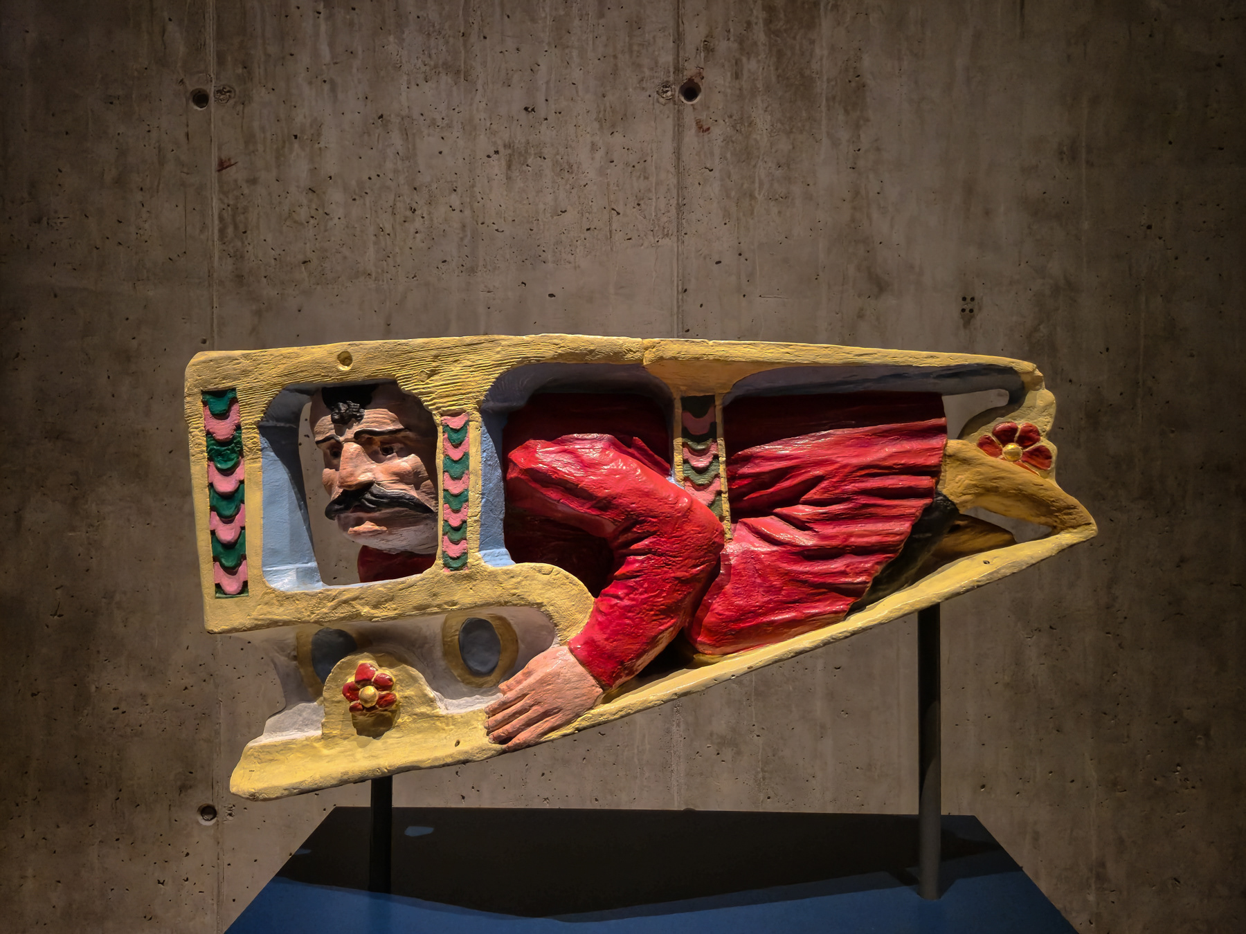 To remind the crew of the enegy of the time, this is supposed to be a Pole.