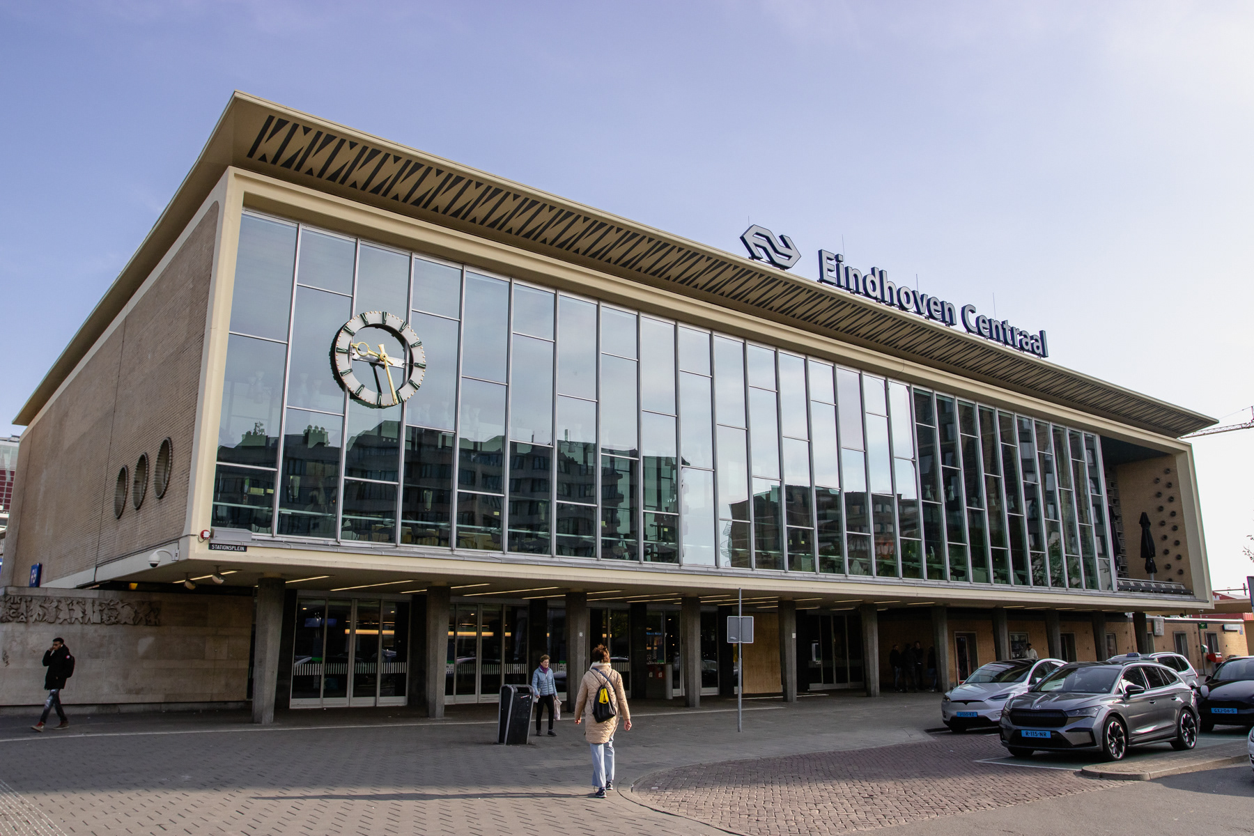 The Eindhoven Central Station building from 1958