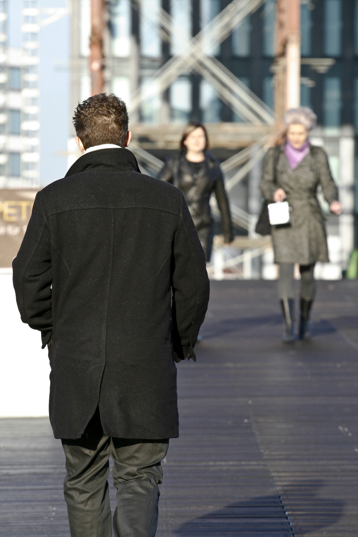 Detail of the Medienhafen urban development area, November 2009.