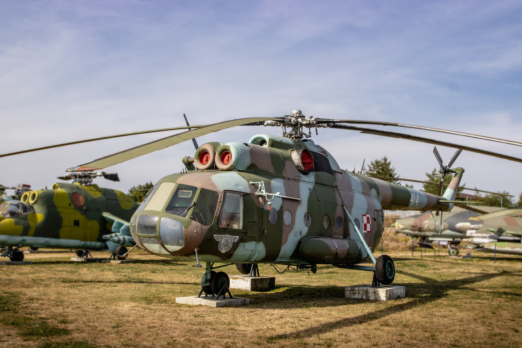 Mil Mi-8 "Hip" nr. 414 of the Polish Air Force at Muzeum Sił Powietrznych w Dęblinie (Aviation Museum in Deblin), Poland