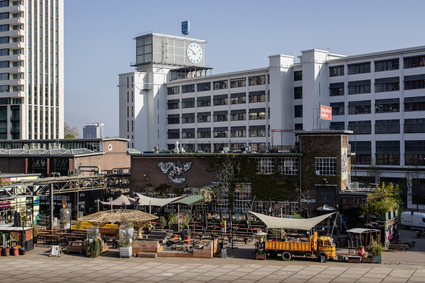 Strijp-S industrial architecture in Eindhoven