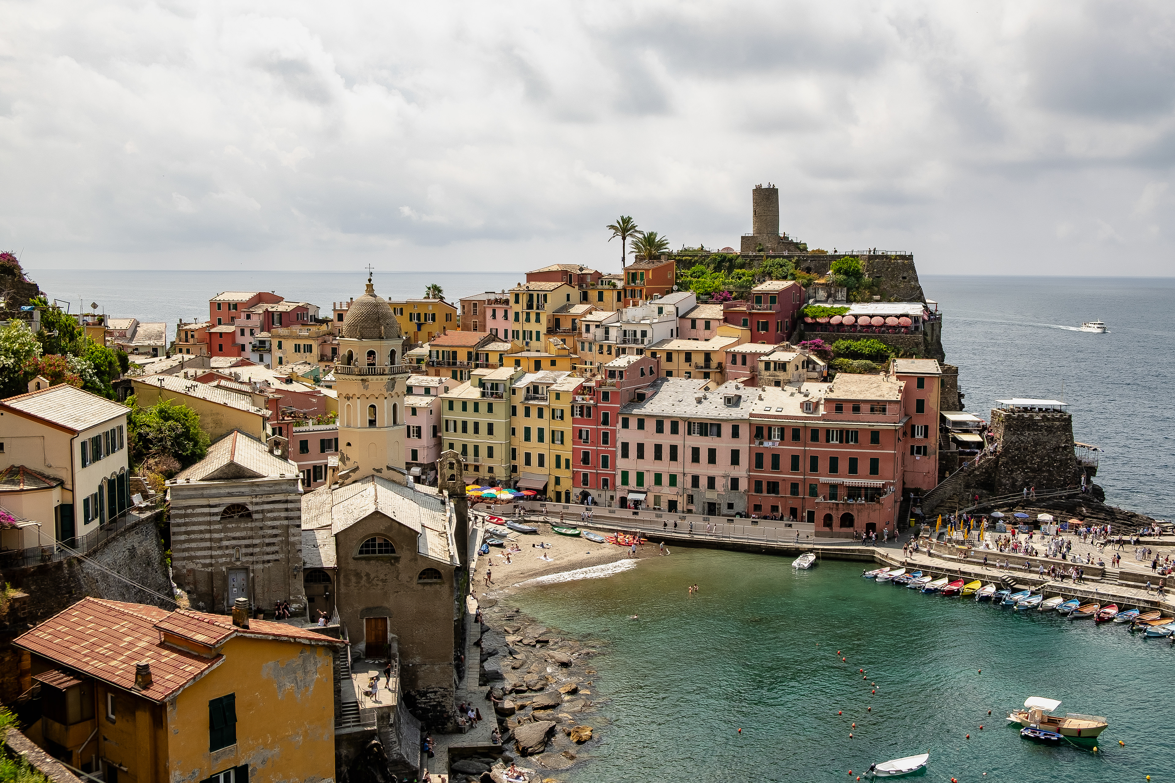 Entering Vernazza from the trail coming from Monterosso al Mare.
