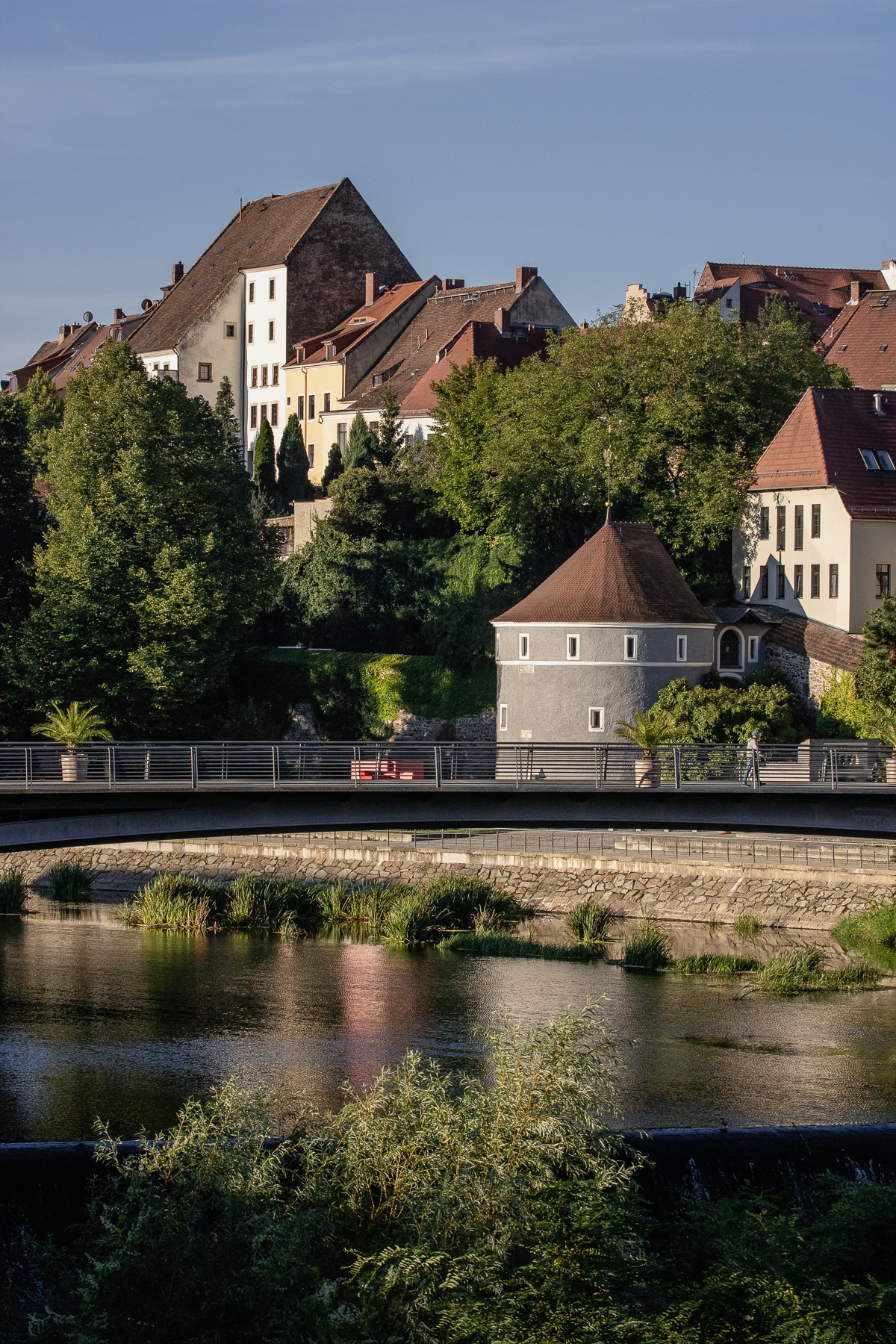 The central bridge with a view into Görlitz