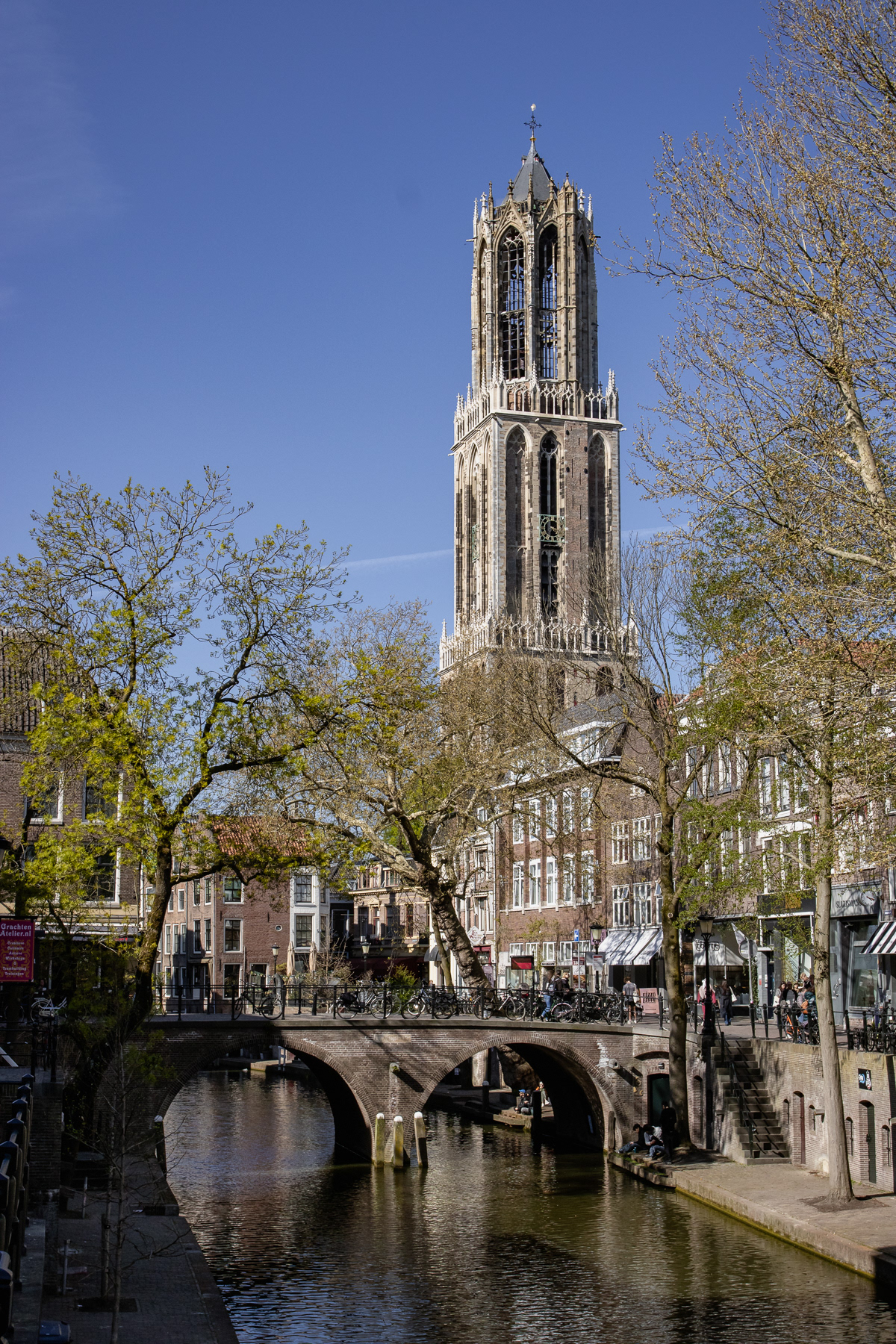The Dom tower with the Gaardbrug bridge in front.