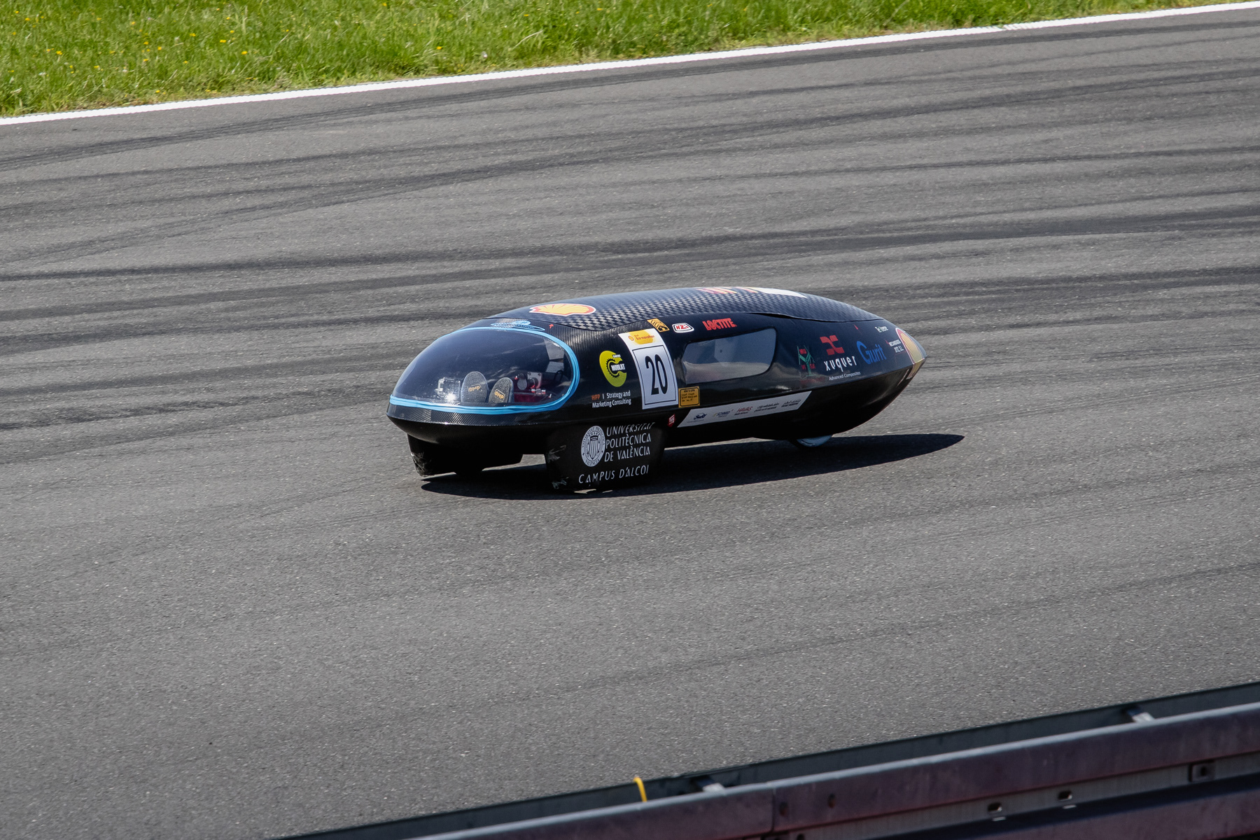 Prototypes on the track.