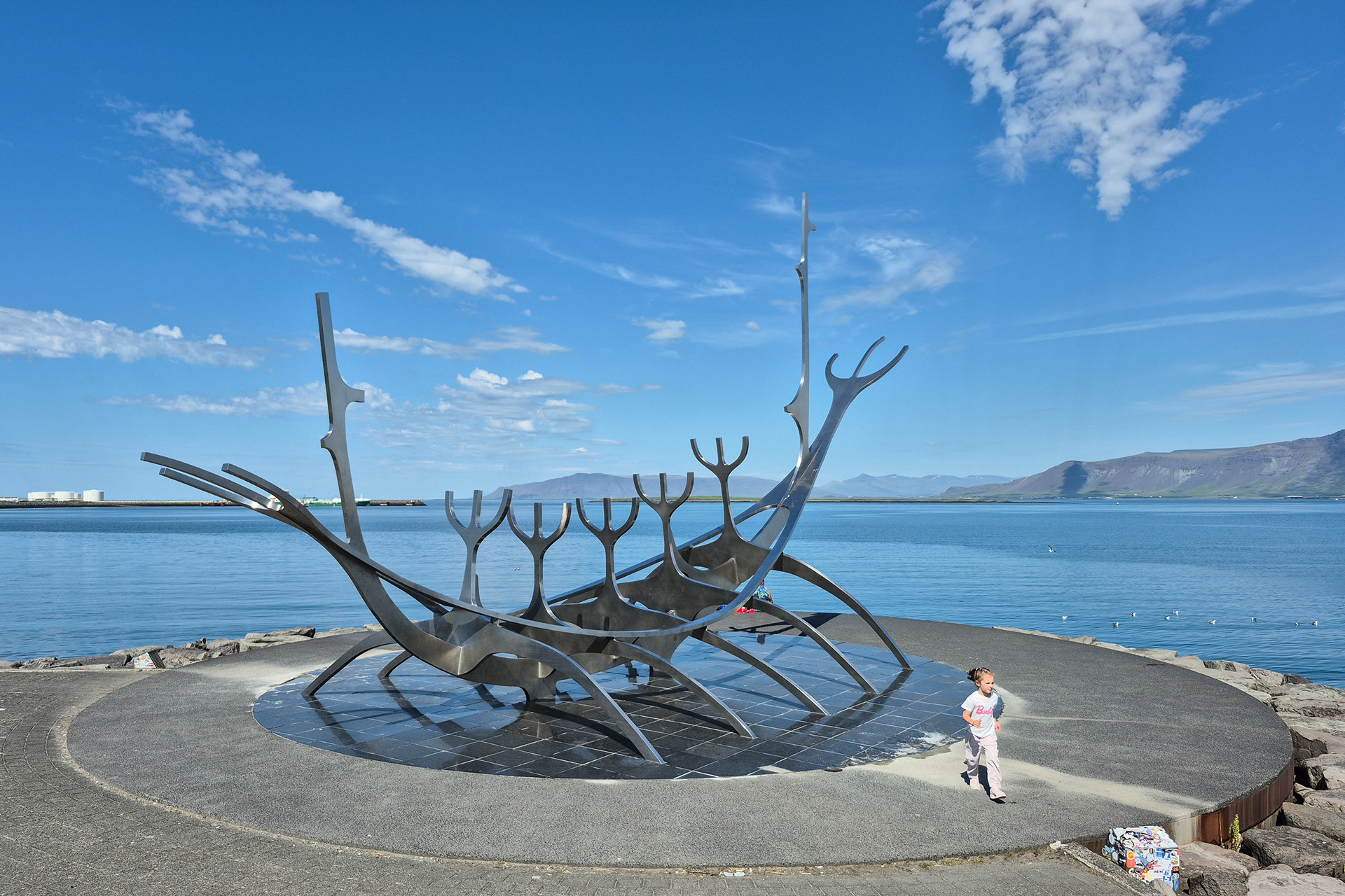 At the Reykjavik waterfront, July 2025.