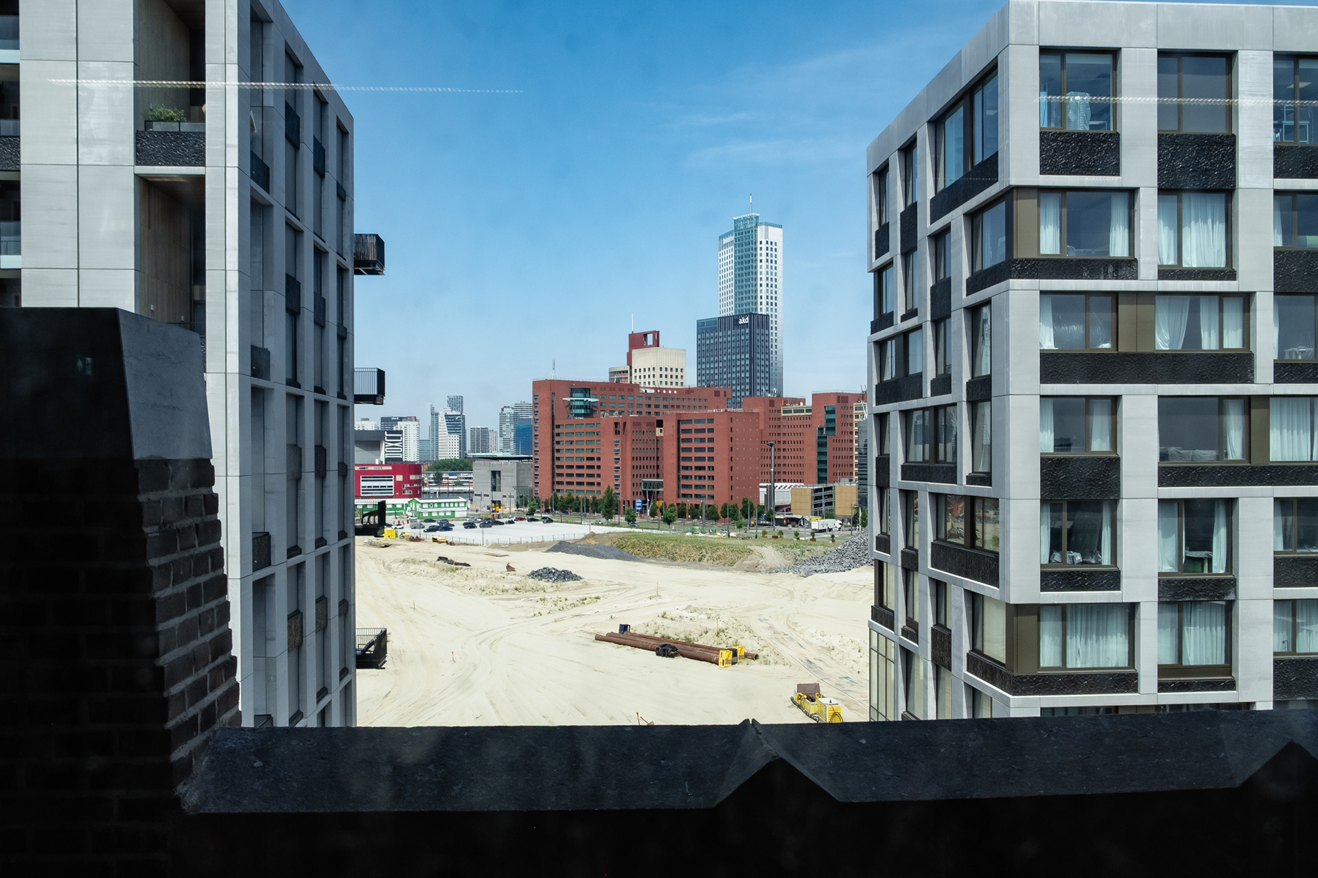 The view to the north is somewhat 'sandy', June 2026.