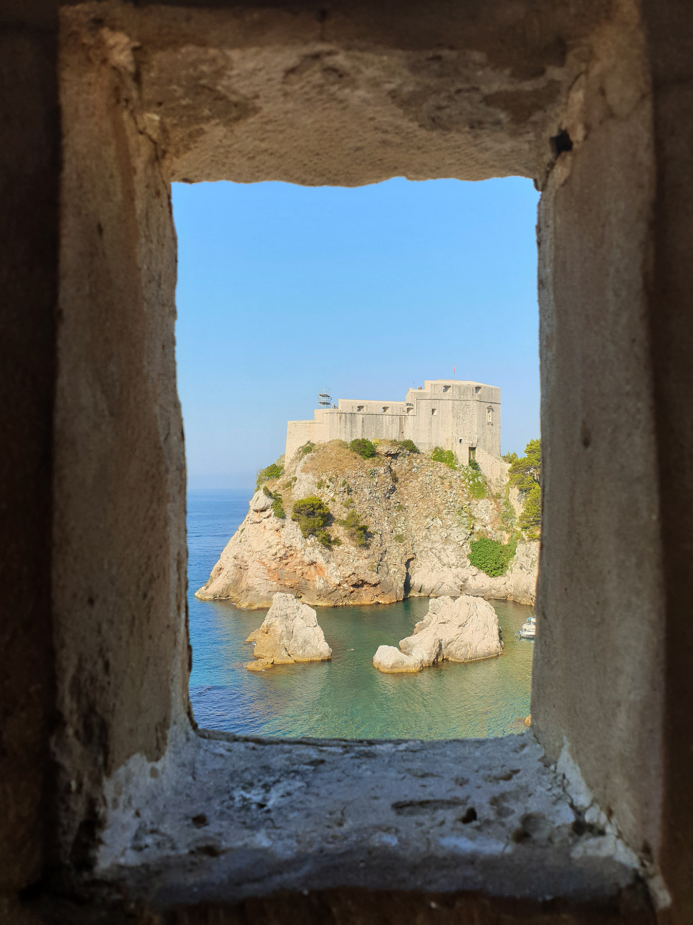 Lovrjenac Fortress, July 2019.