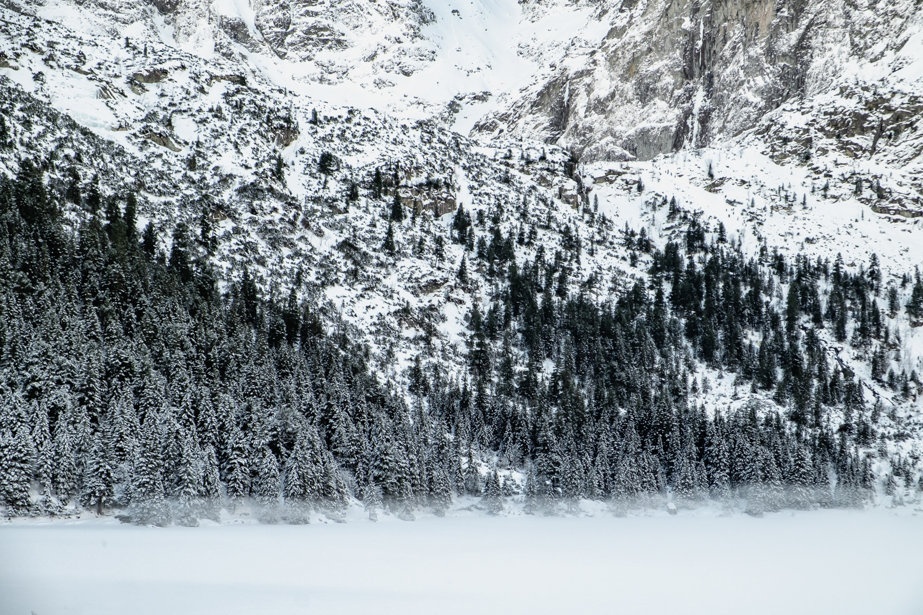 The eastern bank of Morskie Oko.