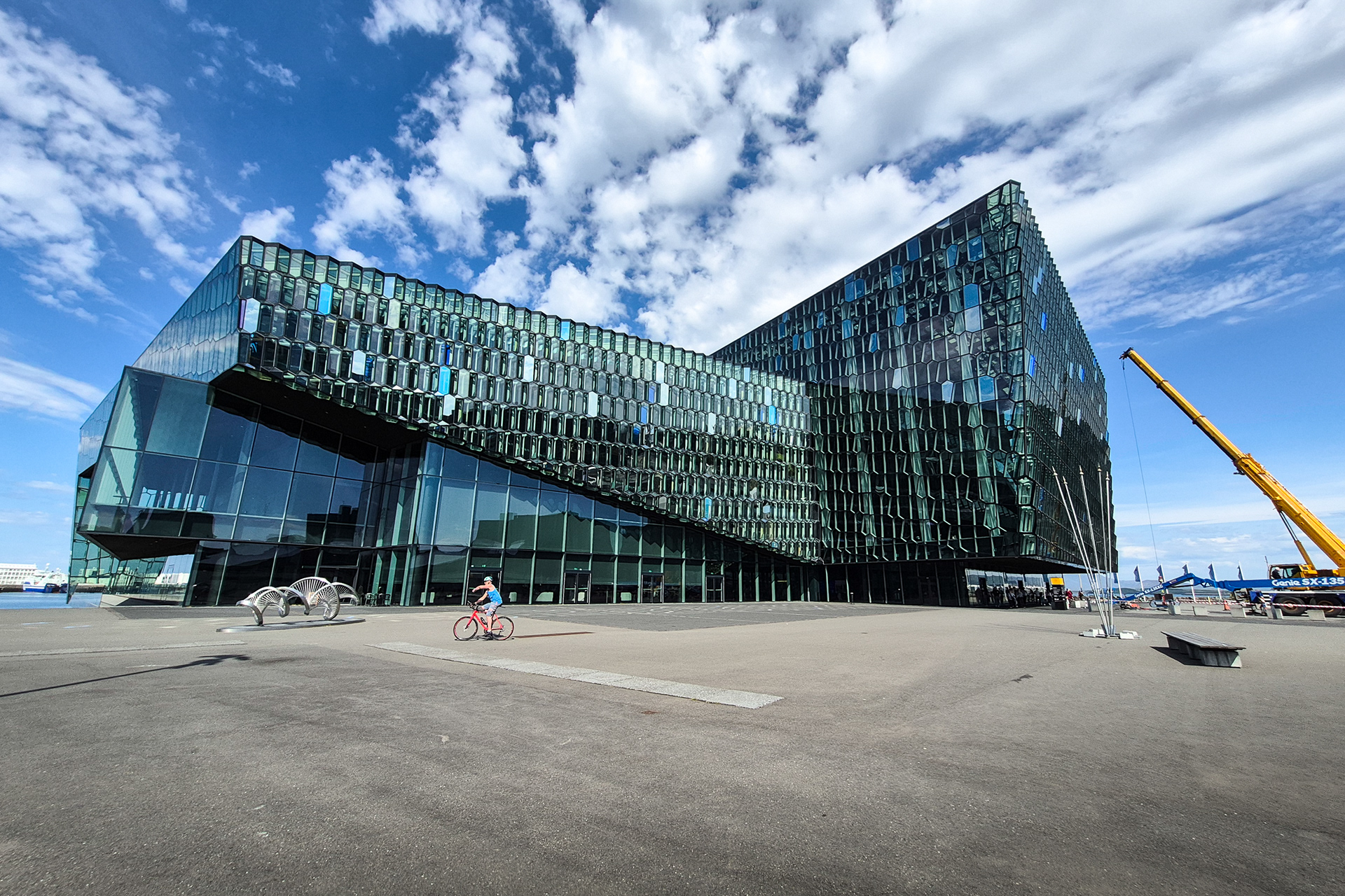 The Harpa Concert Hall.