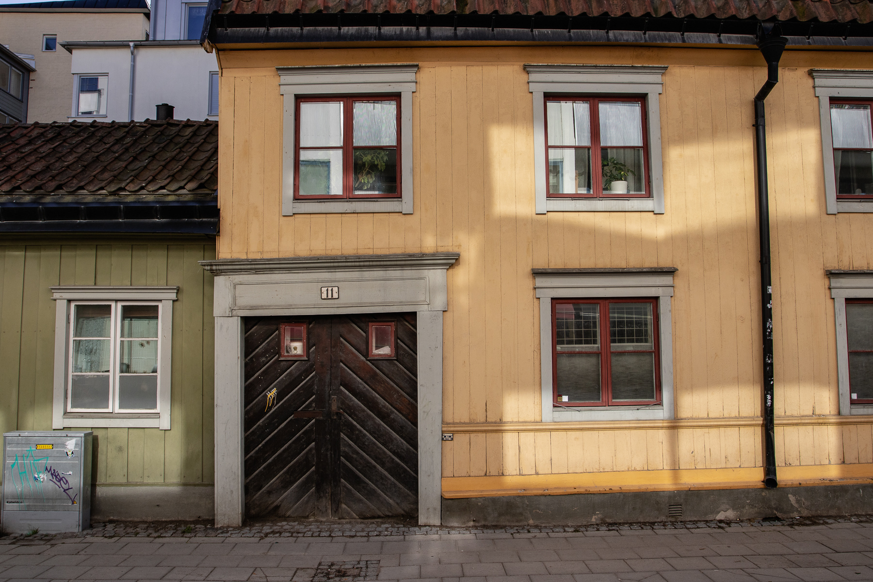 A house at Vretgränd, September 2025.