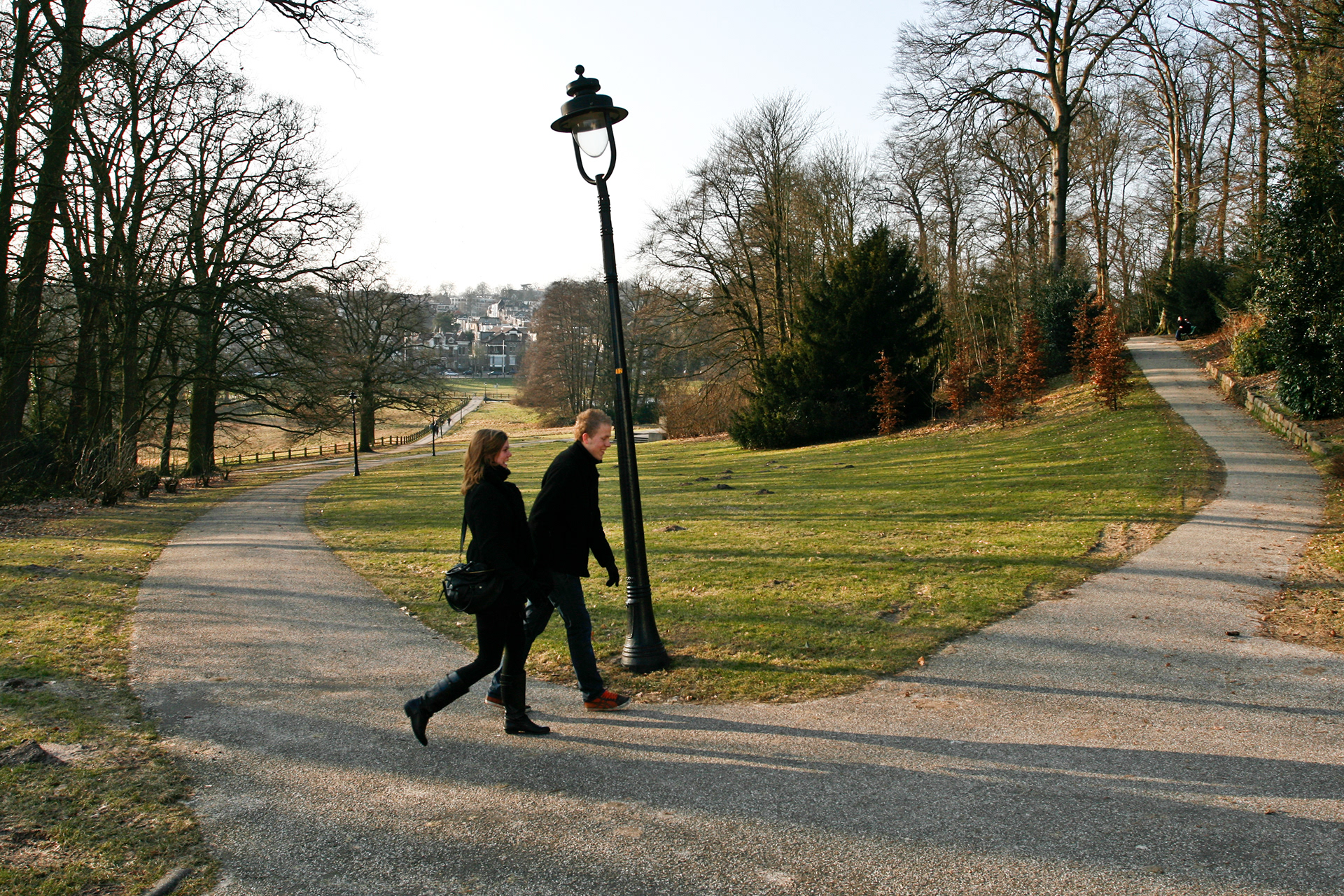 Wandering through the open spaces near the White Villa.