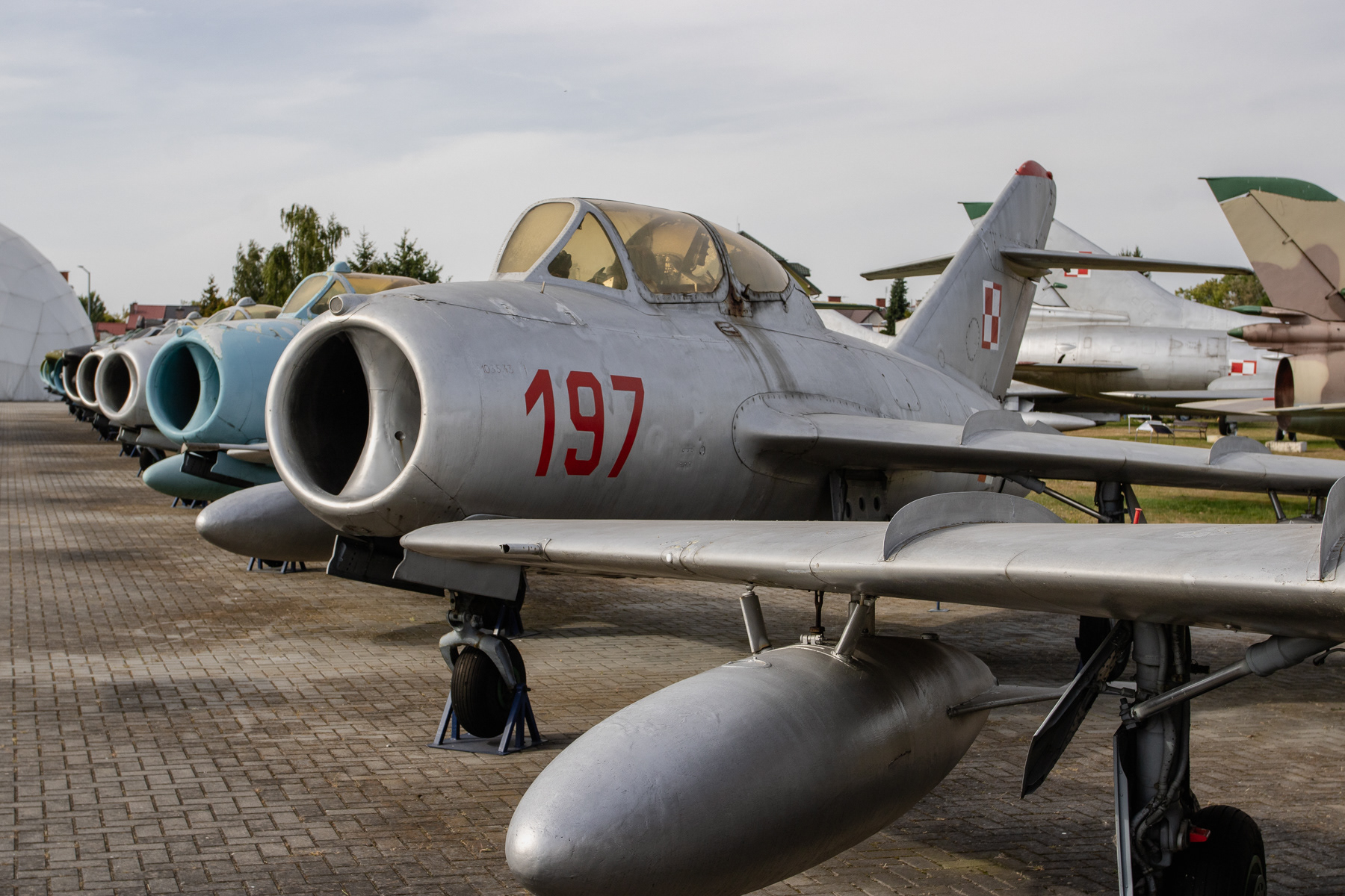 SBLim-2M, NATO callsign Midget, nr. 197 at the Muzeum Sił Powietrznych w Dęblinie (Aviation Museum in Deblin), Poland