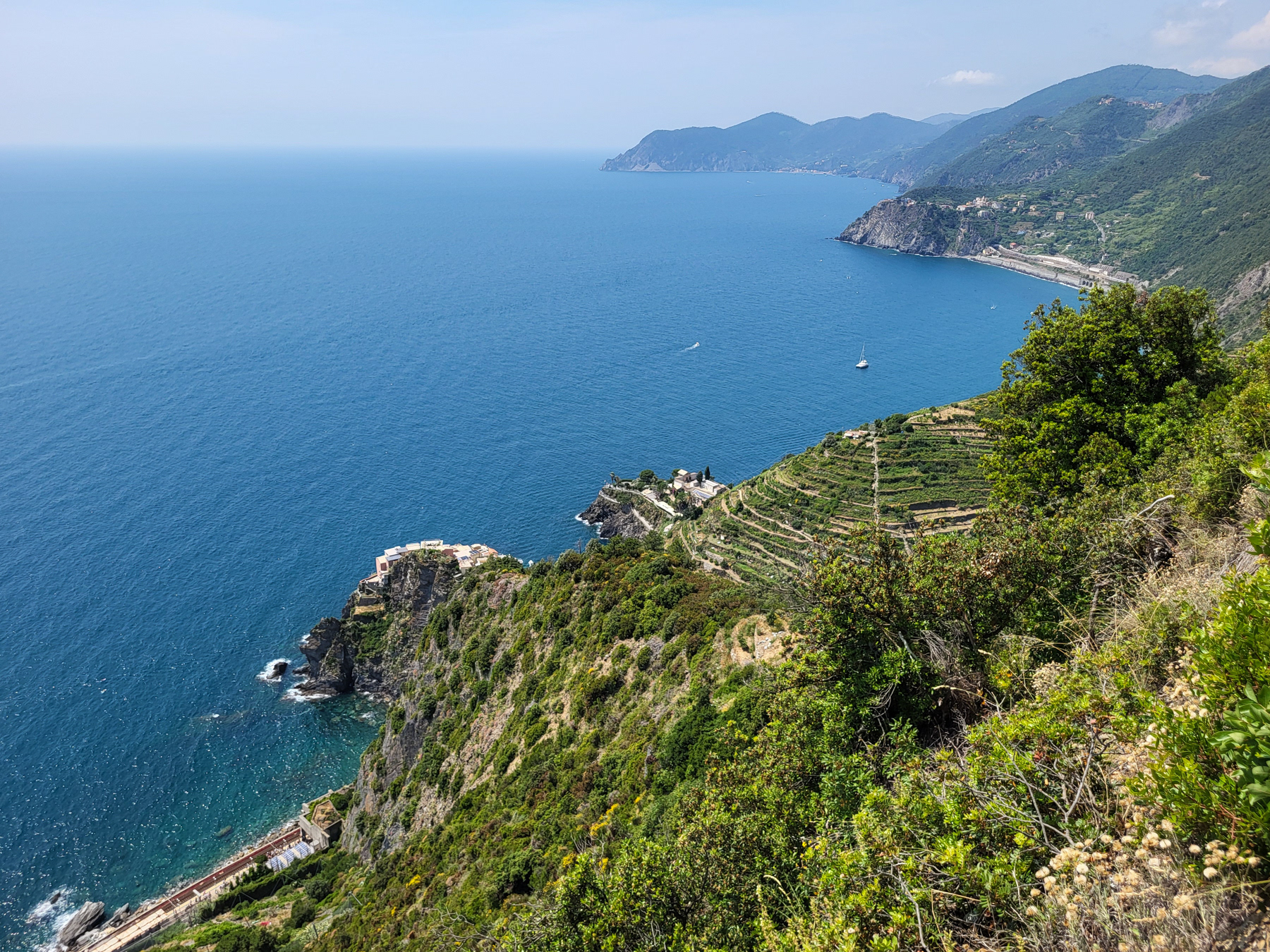 View at the outskirts of Manarola.