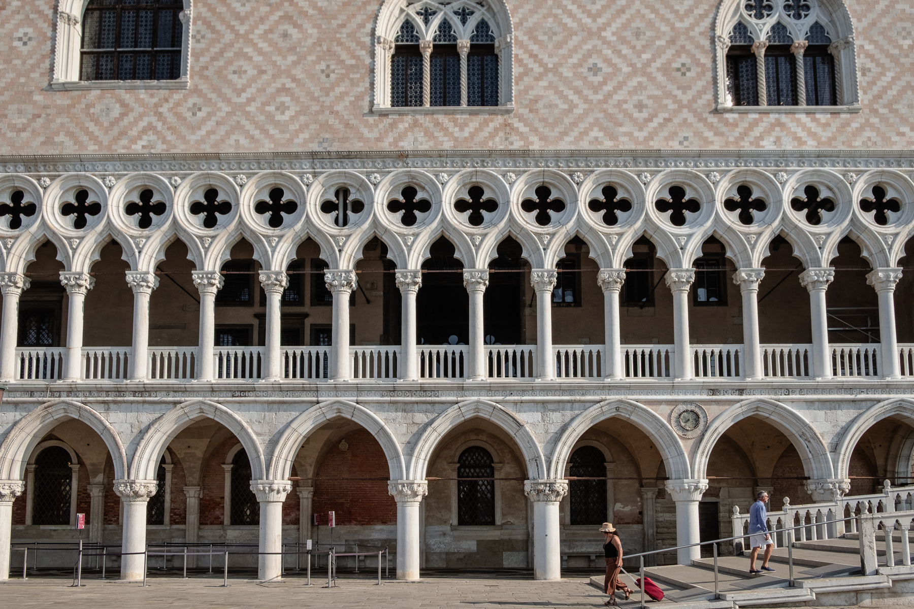 The waterside front of Palazzo Ducale.