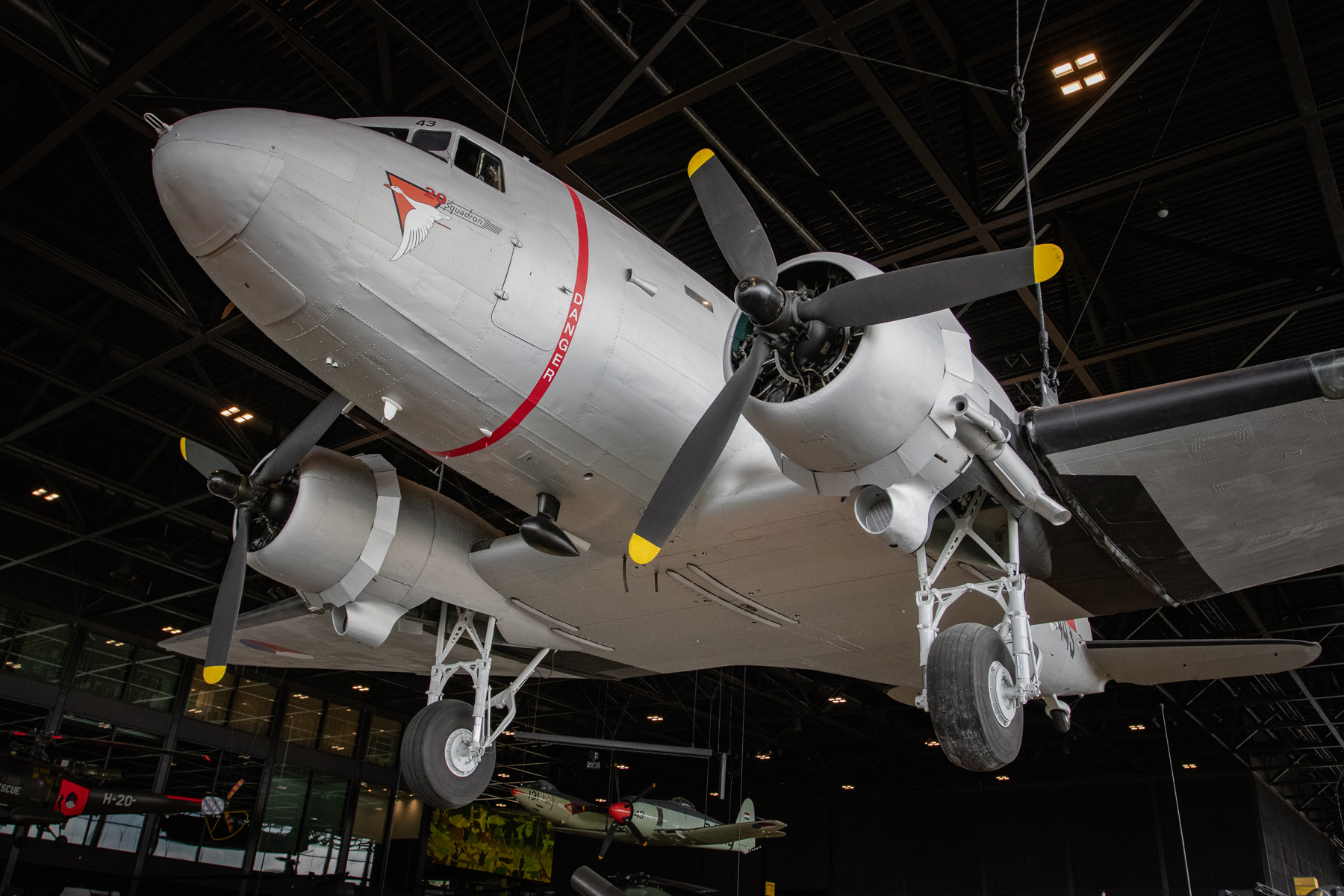 Royal Netherlands Air Force Douglas DC-3 / C-47A Skytrain (T-446) at the National Military Museum, Soesterberg, the Netherlands
