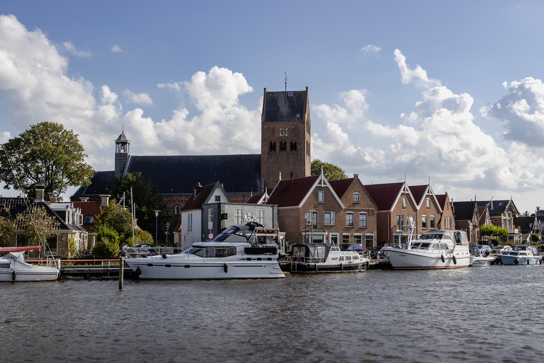Grou and its church. With a different angle it  apparently looks a bit like the home of Gru in the Despicable Me