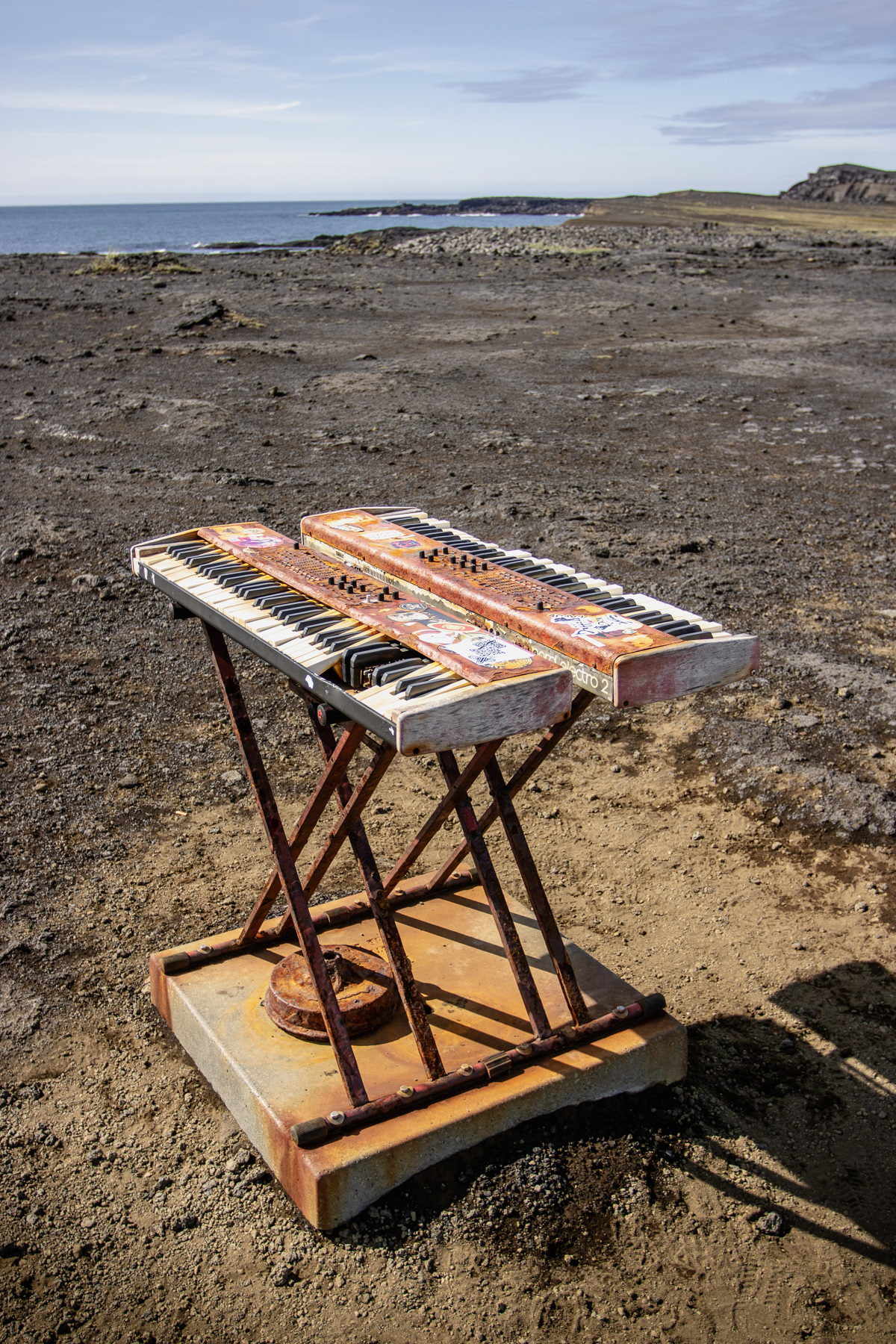 The keyboards of The story of Fire Saga.