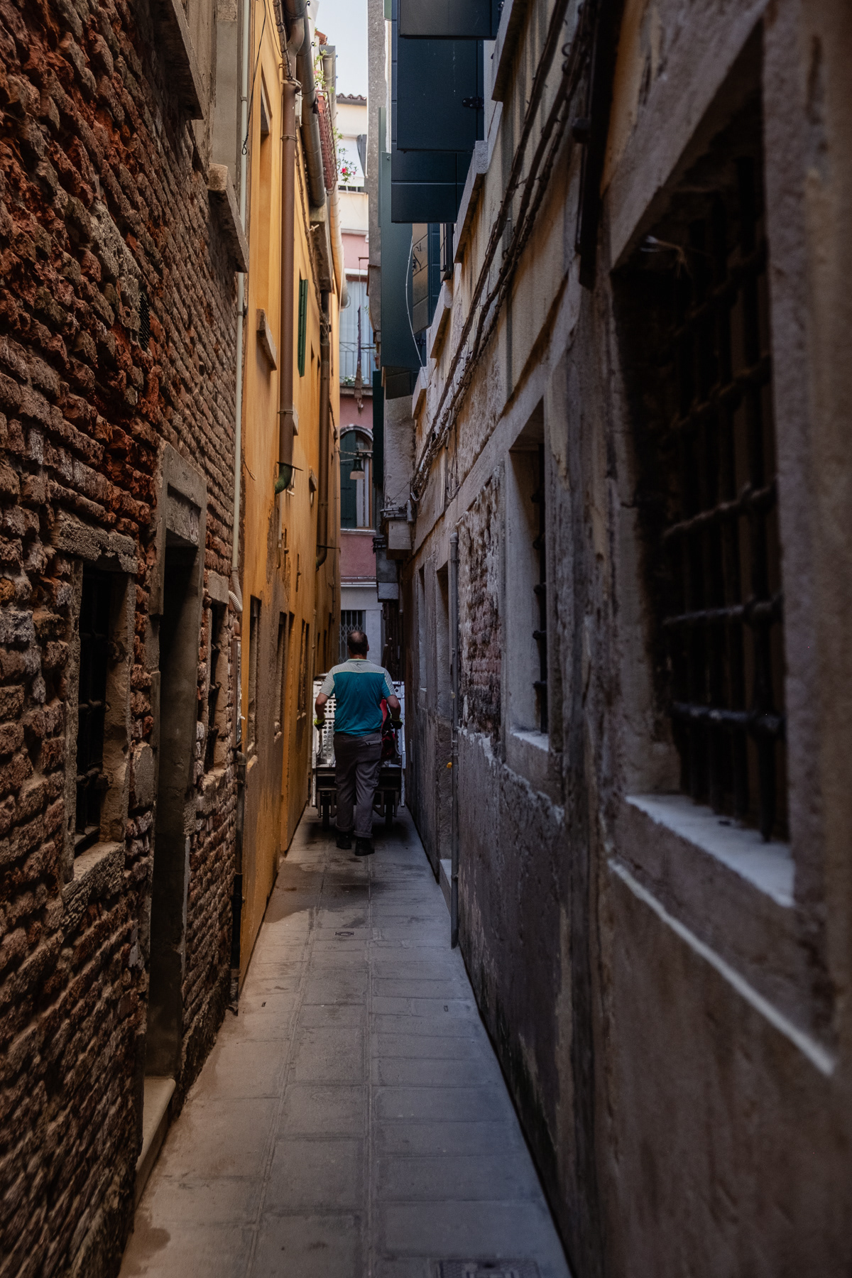 Garbage pick up and delivery man.