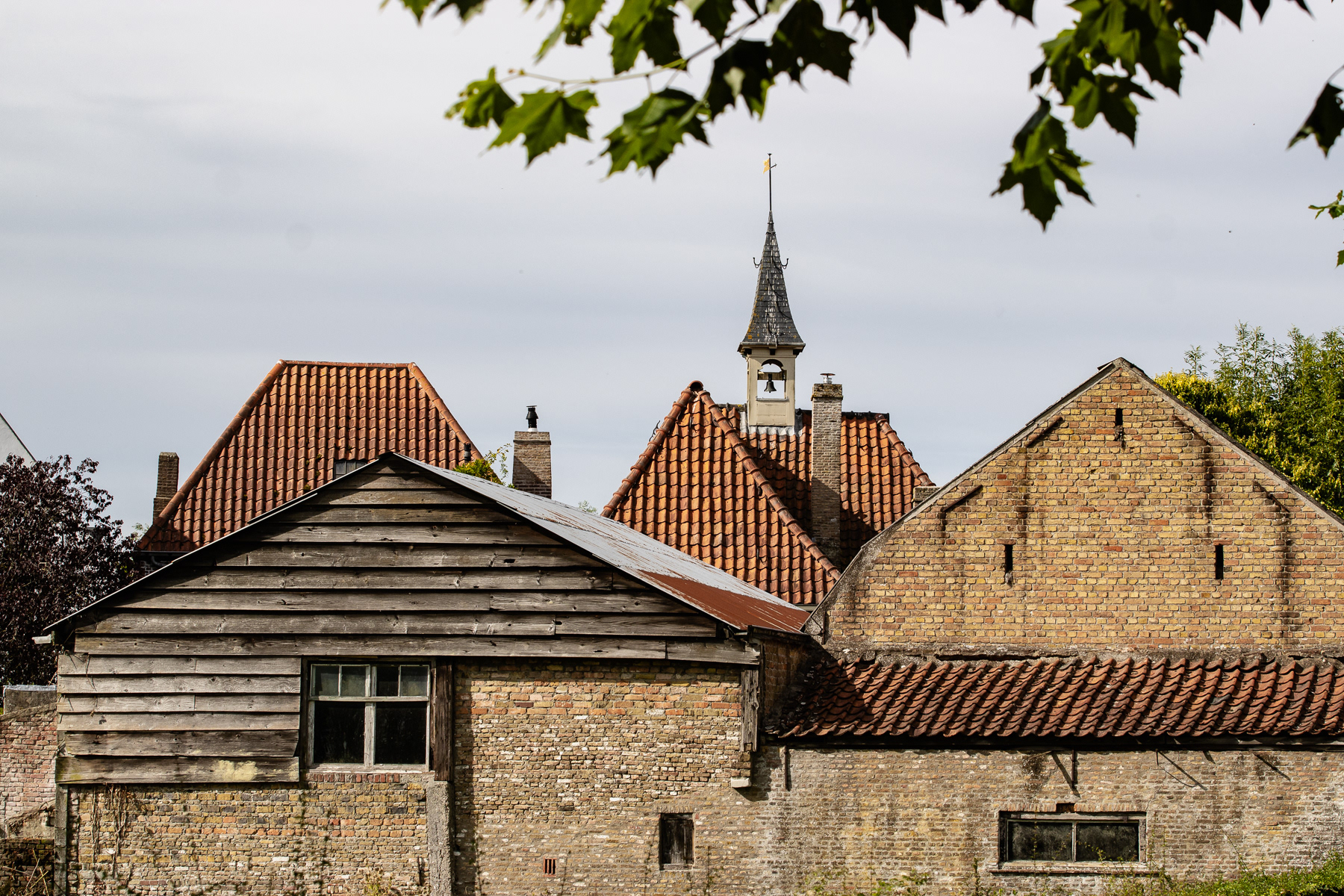 The skyline of Sint Anna ter Muiden, September 2025.