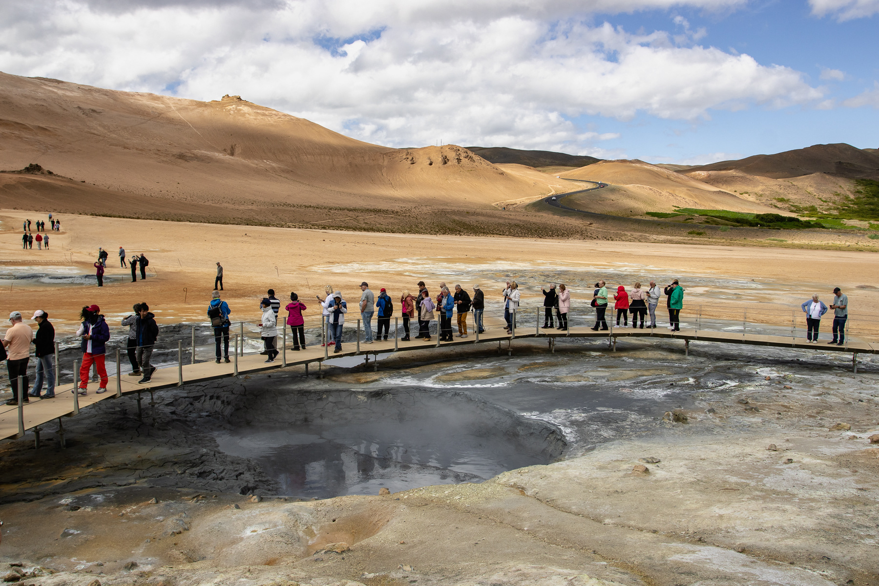 Hverir geothermal area.