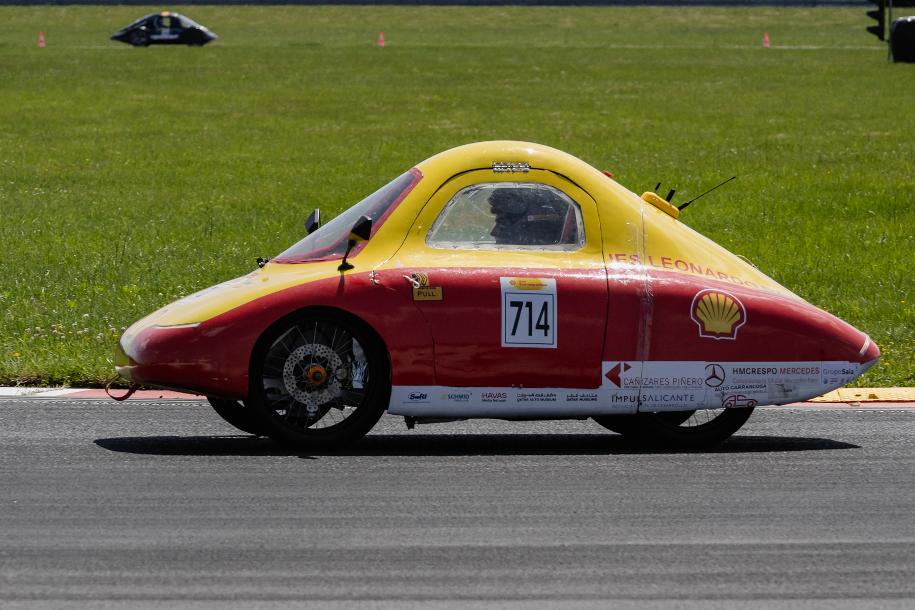 The Jetson style urban concept car from the IES Leonardo da Vinci from Spain.