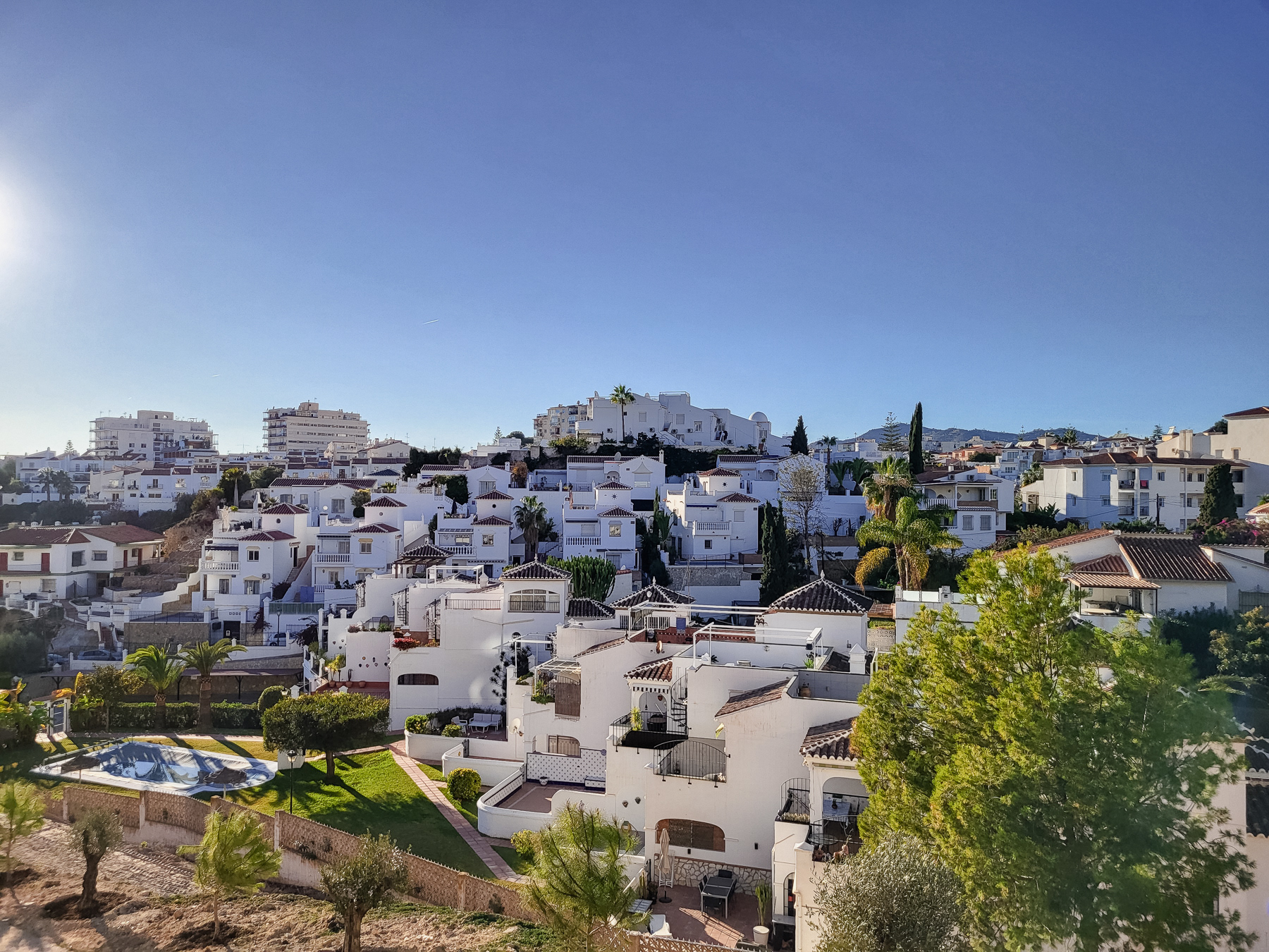 Residental area in Nerja.