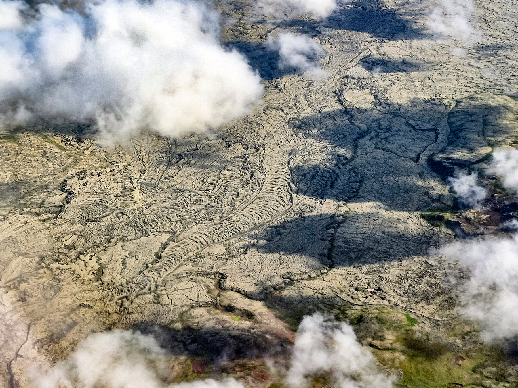 The solidified lava landscape of Southern Iceland