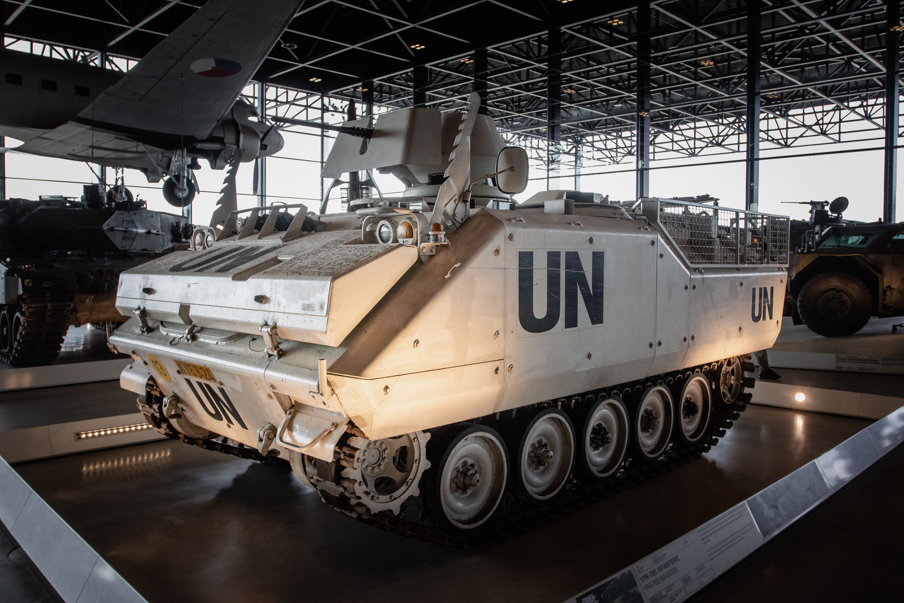 DAF YPR-765 Royal Netherlands Army as used in UNPROFOR service in Bosnia. National Military Museum, Soesterberg, the Netherlands
