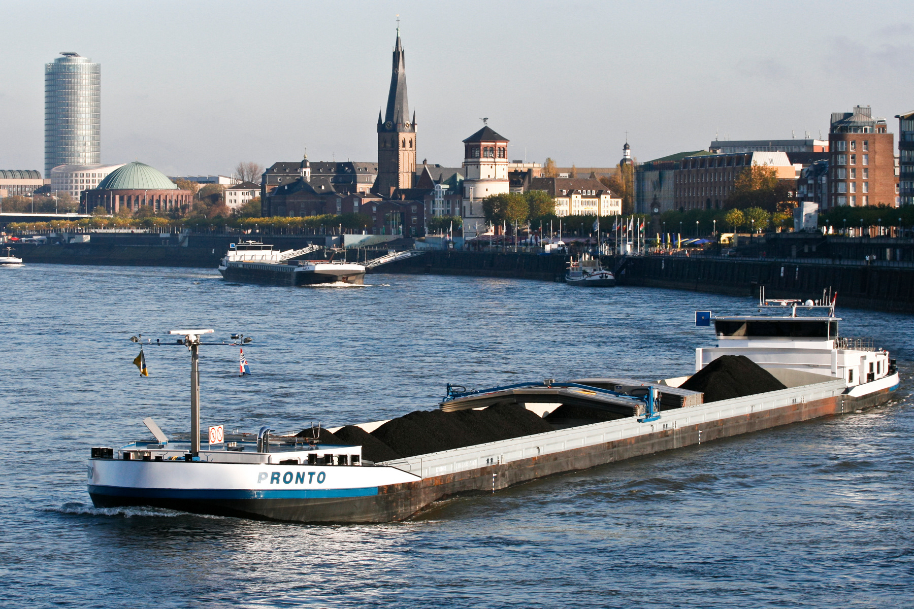 View towards the Altstadt (Old Town), November 2009.