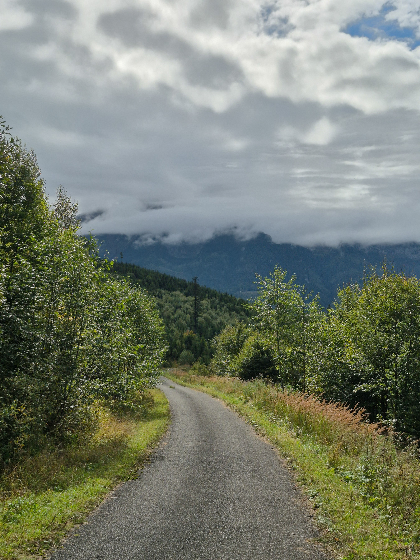 Where on a sunny day the views of the higher Slovakian Tatra Mountains would be spectacular.
