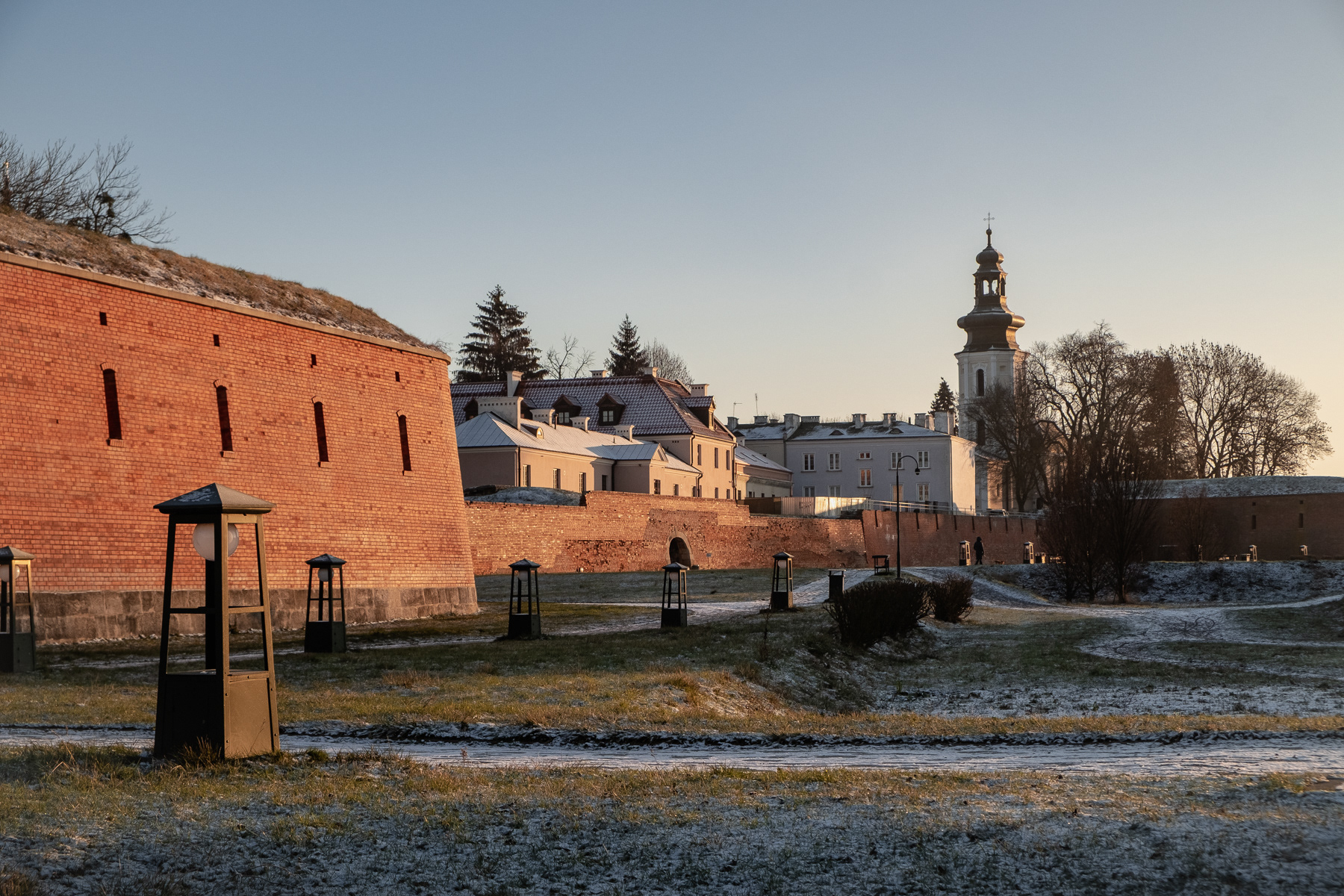 The fortified old town of Zamość, Christmas Day 2025.