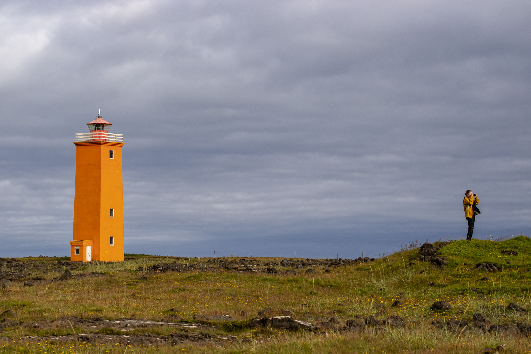 Selvogsviti Lighthouse, Suðurland, Iceland, July 2025.