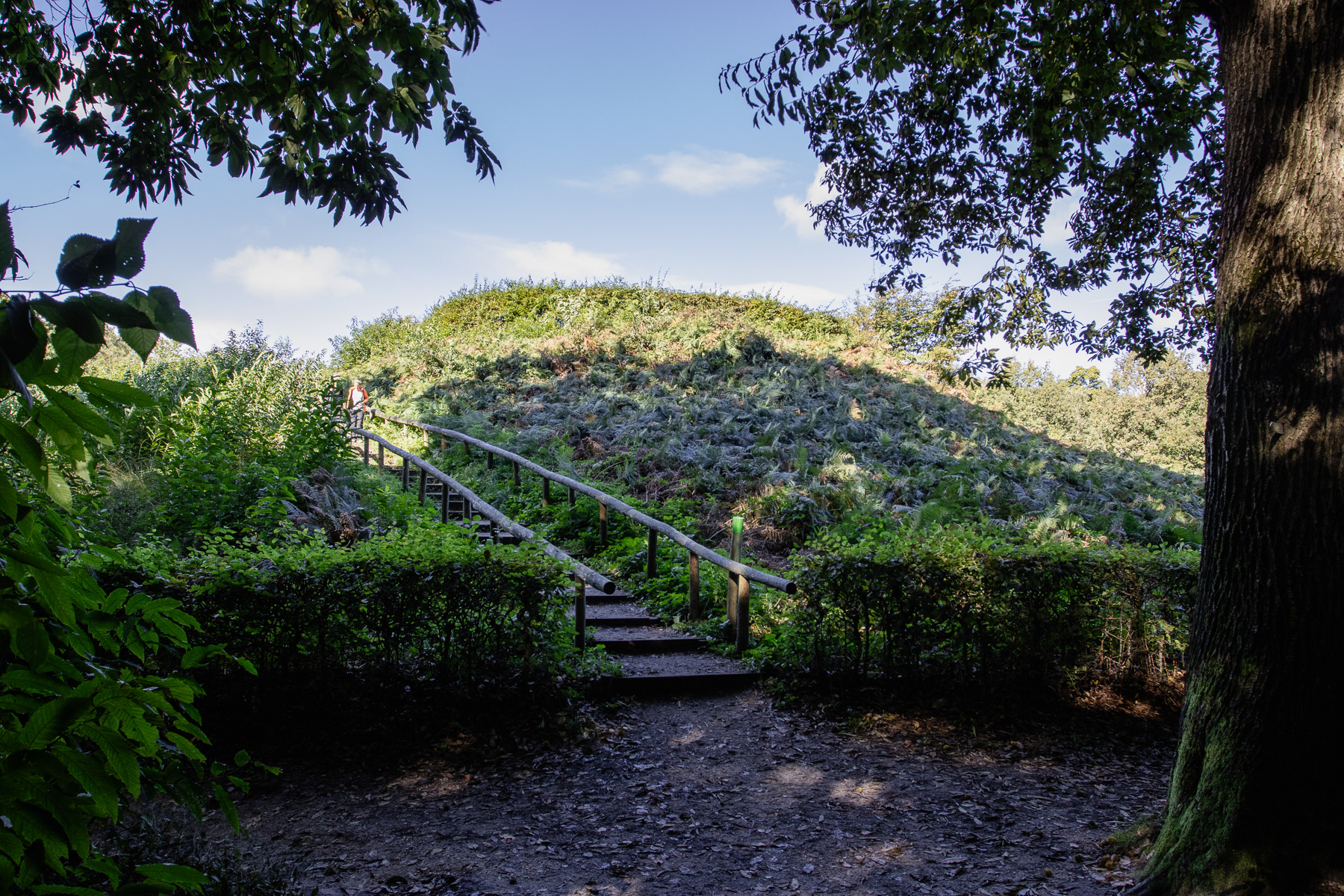 The top of the Devil's Mountain (Duivelsberg), 75.9 metres or 249 feet above sea level. It has been of military importance for centuries and is the only part of Germany that the Netherlands annexed after World War 2 and which is still Dutch territory.