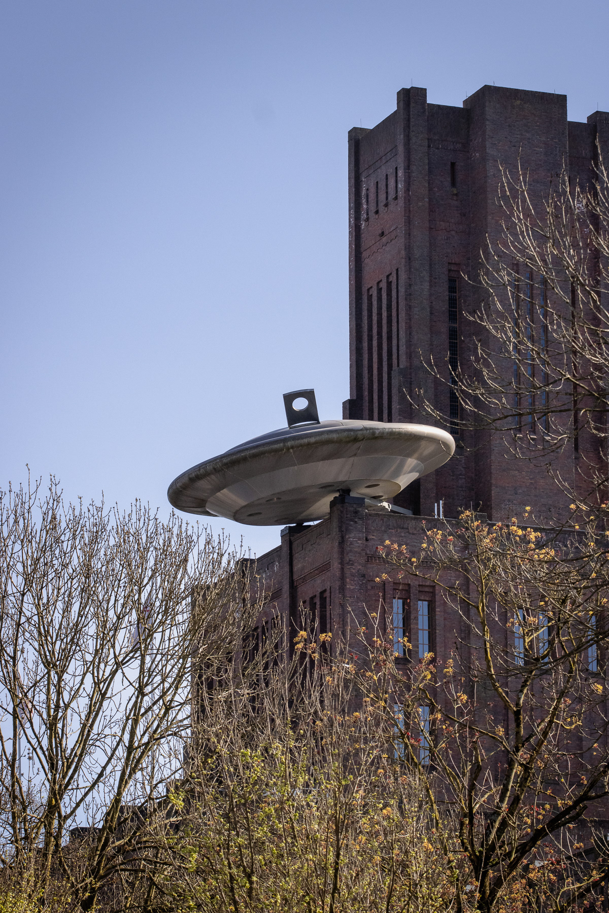 The "Inkwell", the largest brick building of the Netherlands.