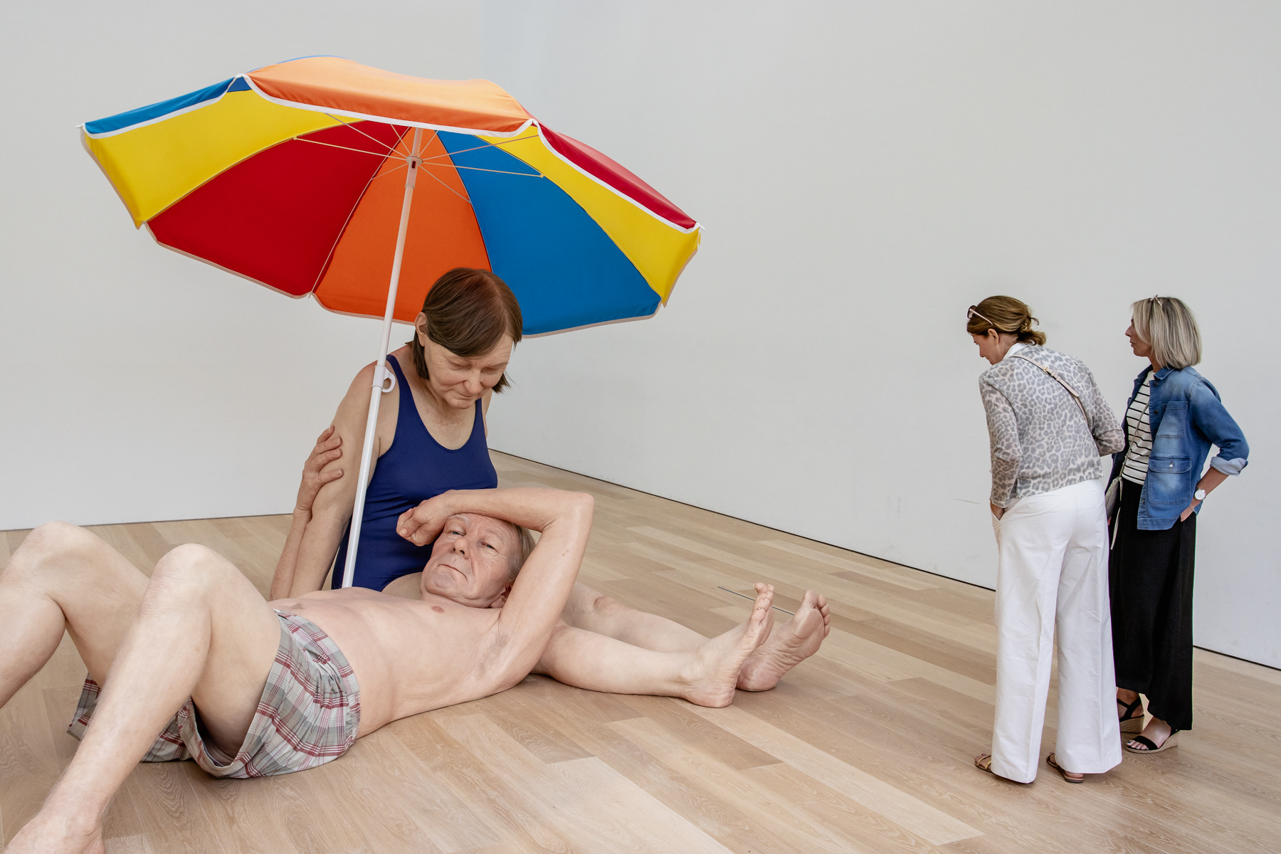 Couple under an Umbrella of 2013, by Ron Mueck