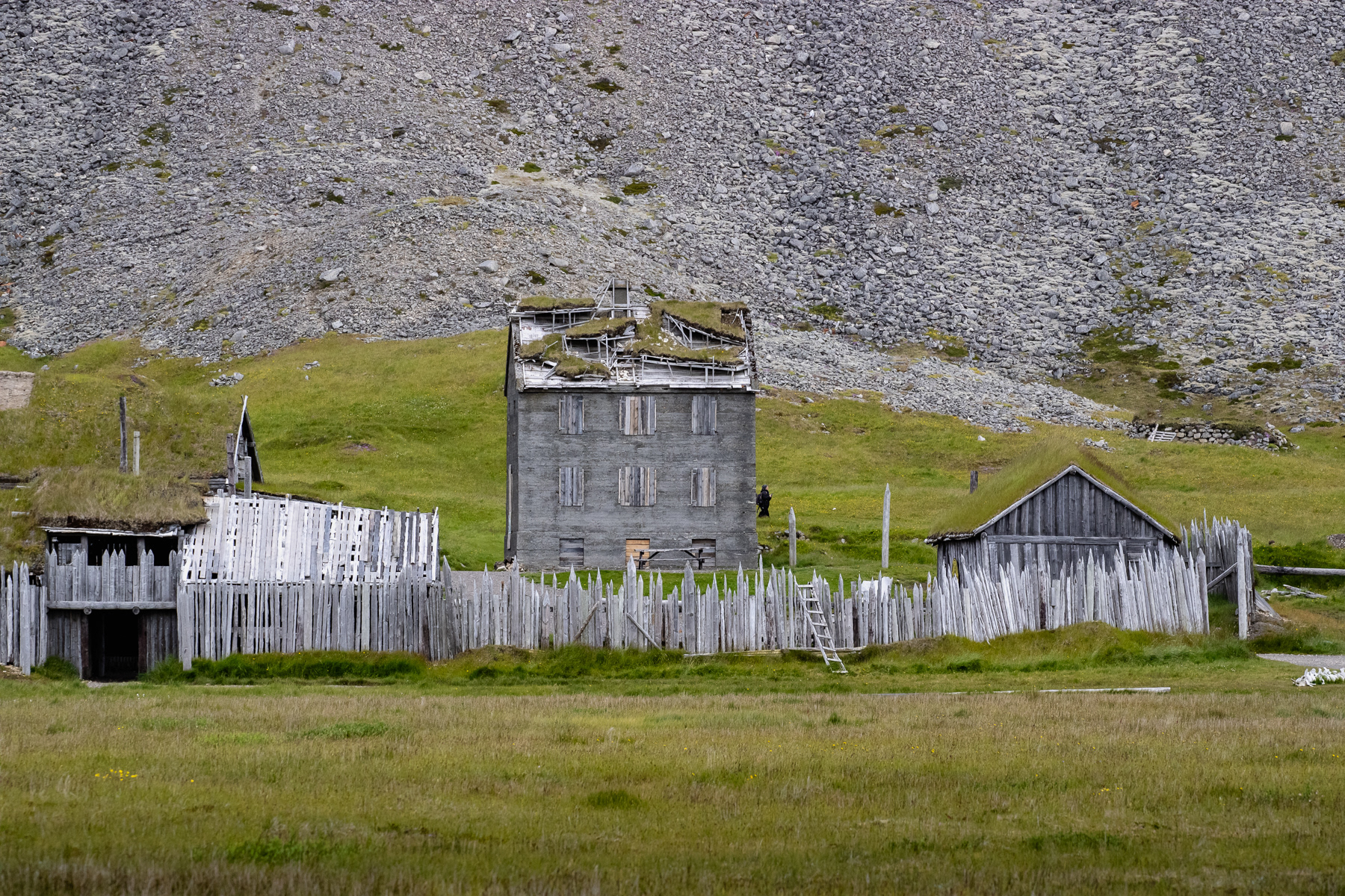 The Viking village built to serve as a film set that never was.