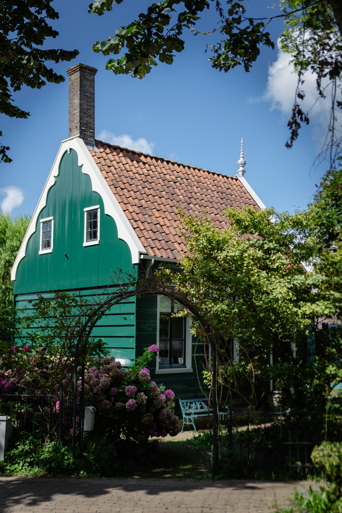 One of the homes in Zaandijk, August 2023.