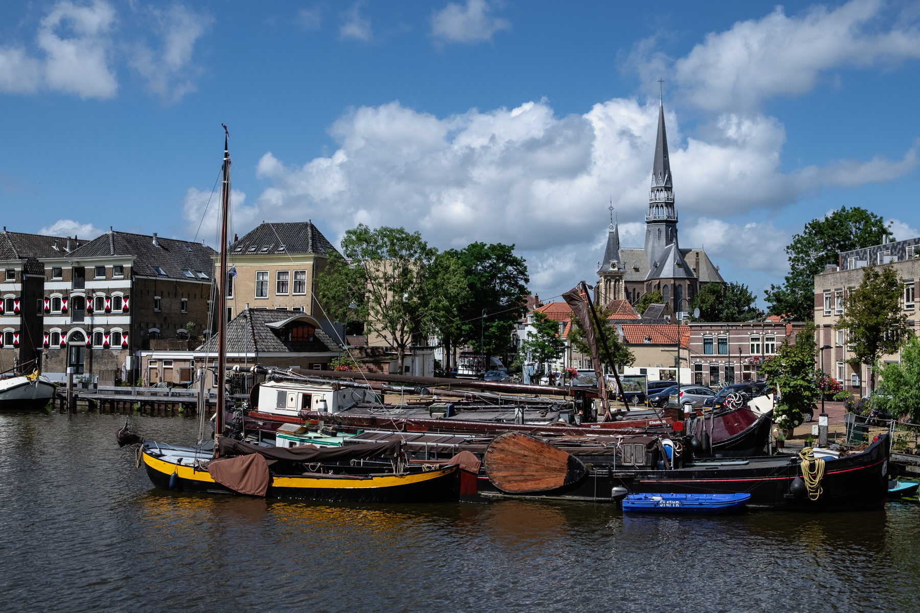 The Gouda Museum Harbour, August 2023.