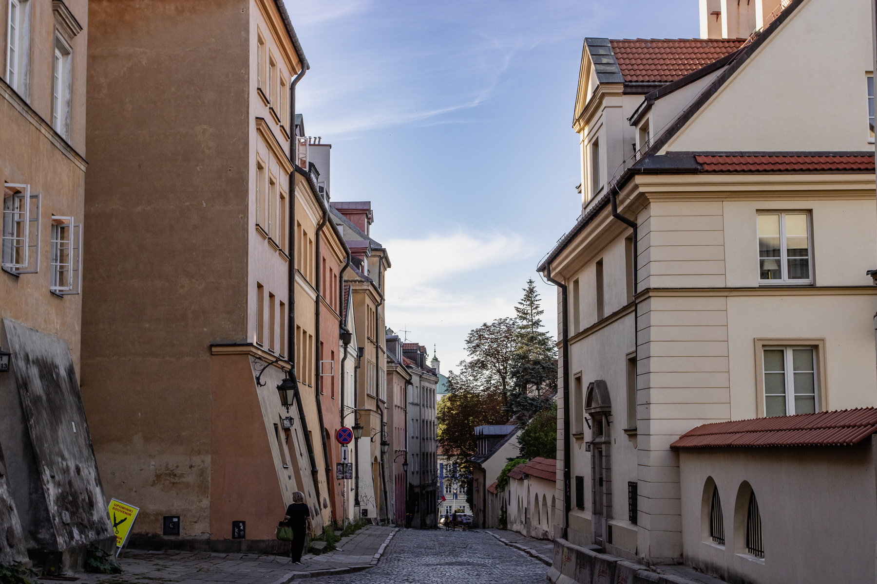 Brzozowa street, one block away from Rynek, August 2025.