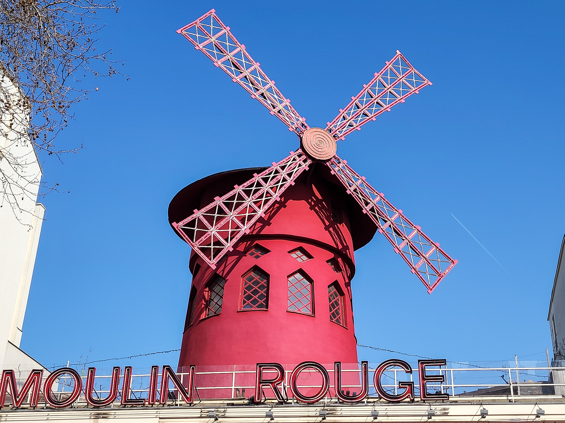 Le Moulin Rouge, March 2023.