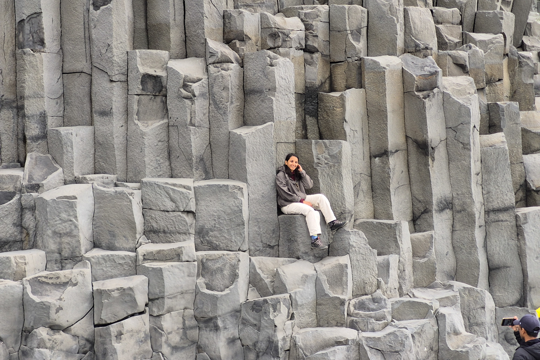 The basalt rocks of Reynisfara Black Beach make a great photo opportunity.