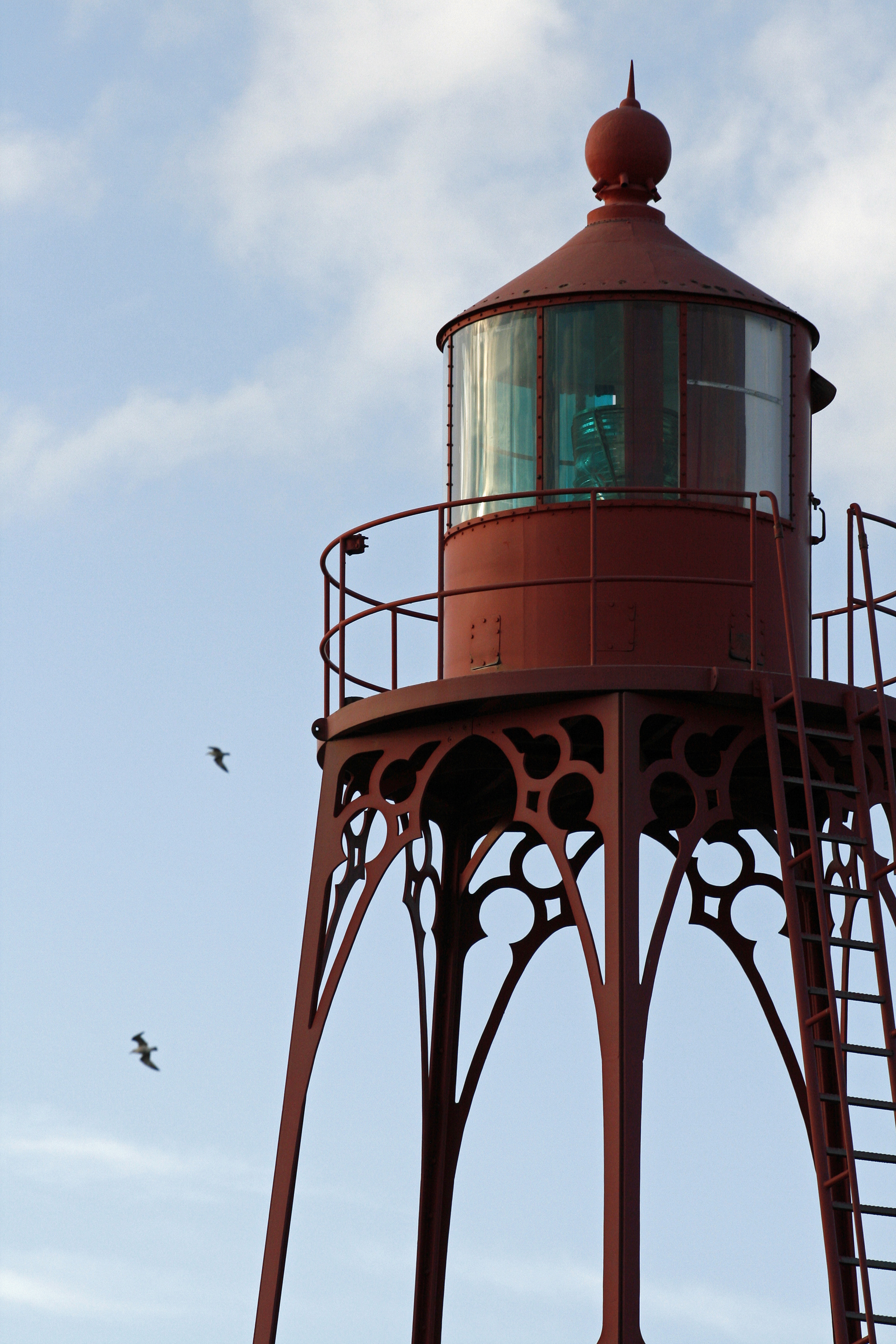 The Windrose light tower near the Keizersbolwerk