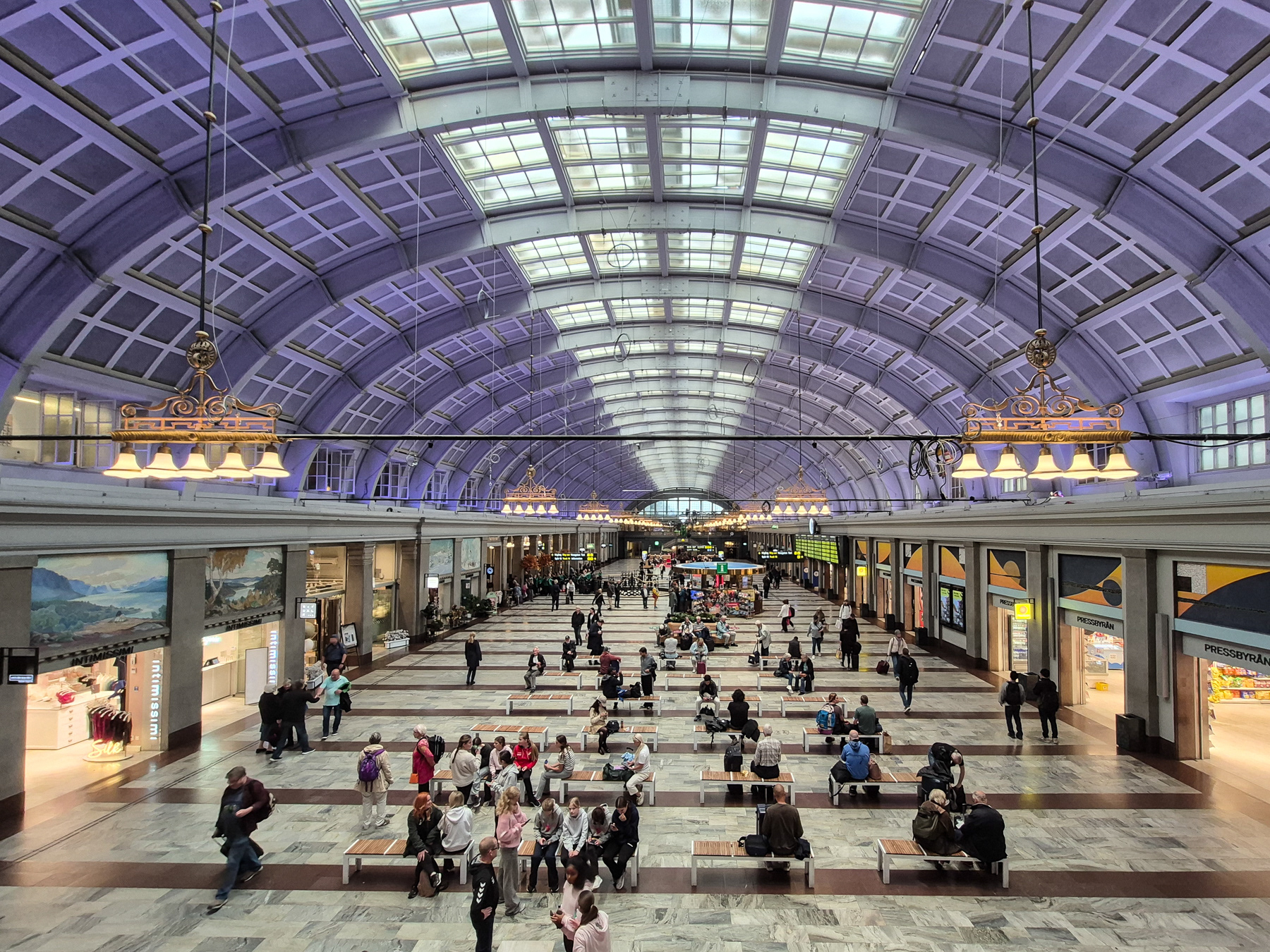 Inside Stockholm Central Station, September 2025.